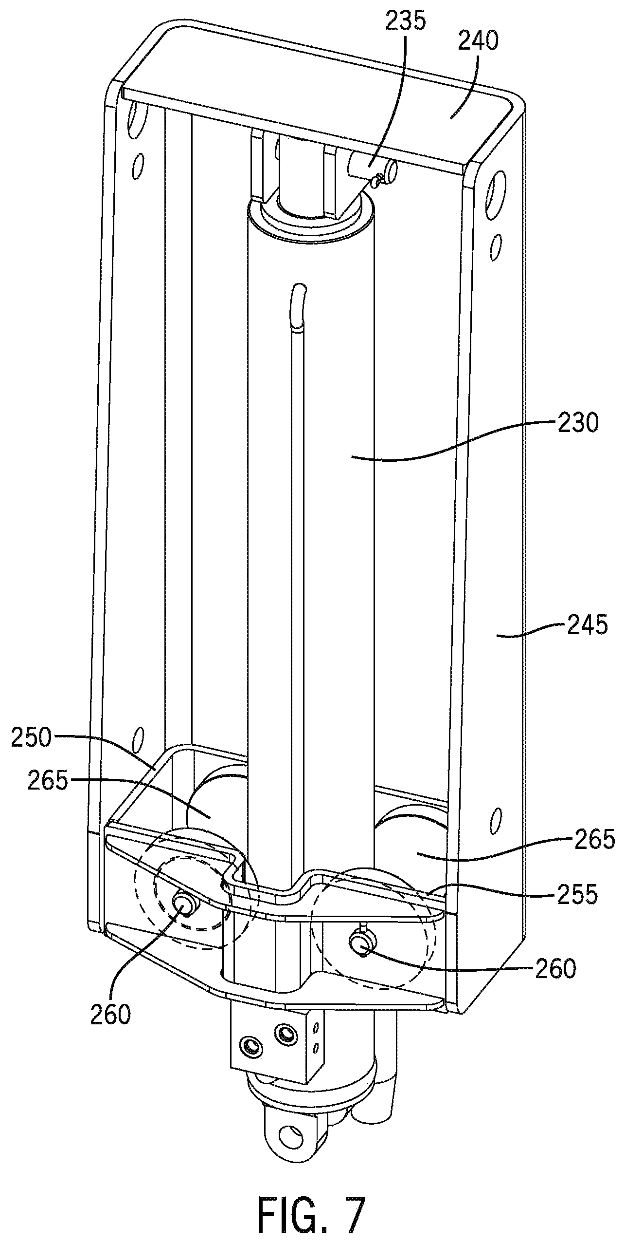 Patent US11793106 Figure 7 – Agricultural application implement with a liftable bin