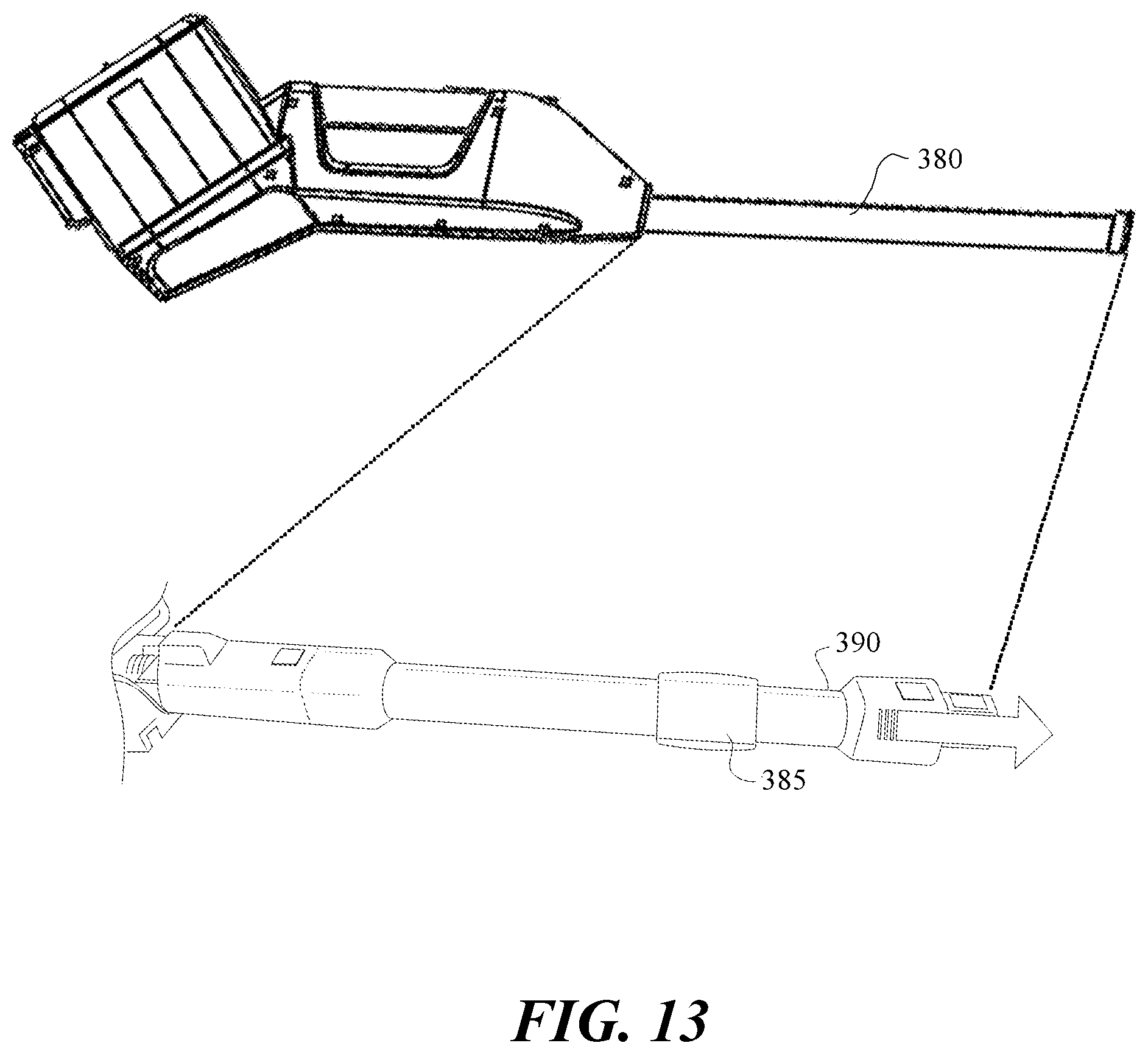Patent US11793107 Figure 12 – Gardening material dispensing apparatus