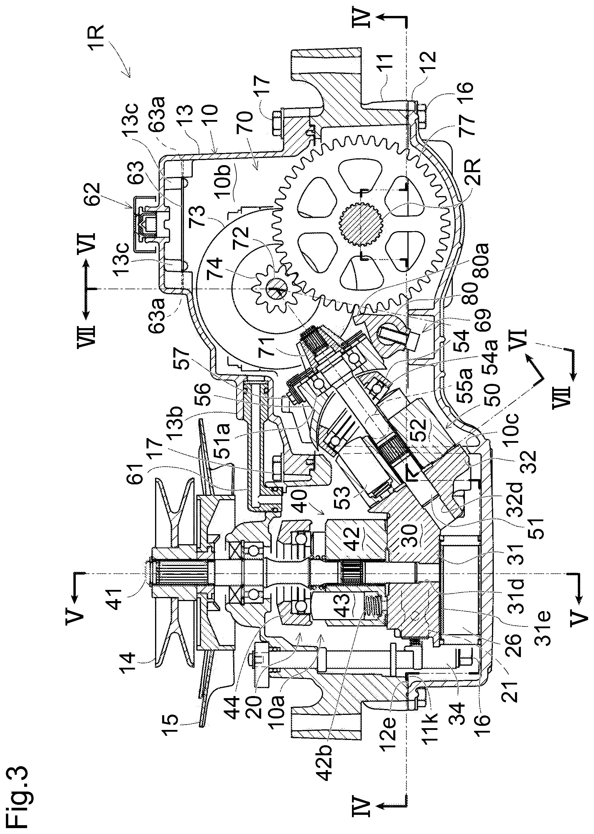Patent US11793113 Figure 3 – Transaxle