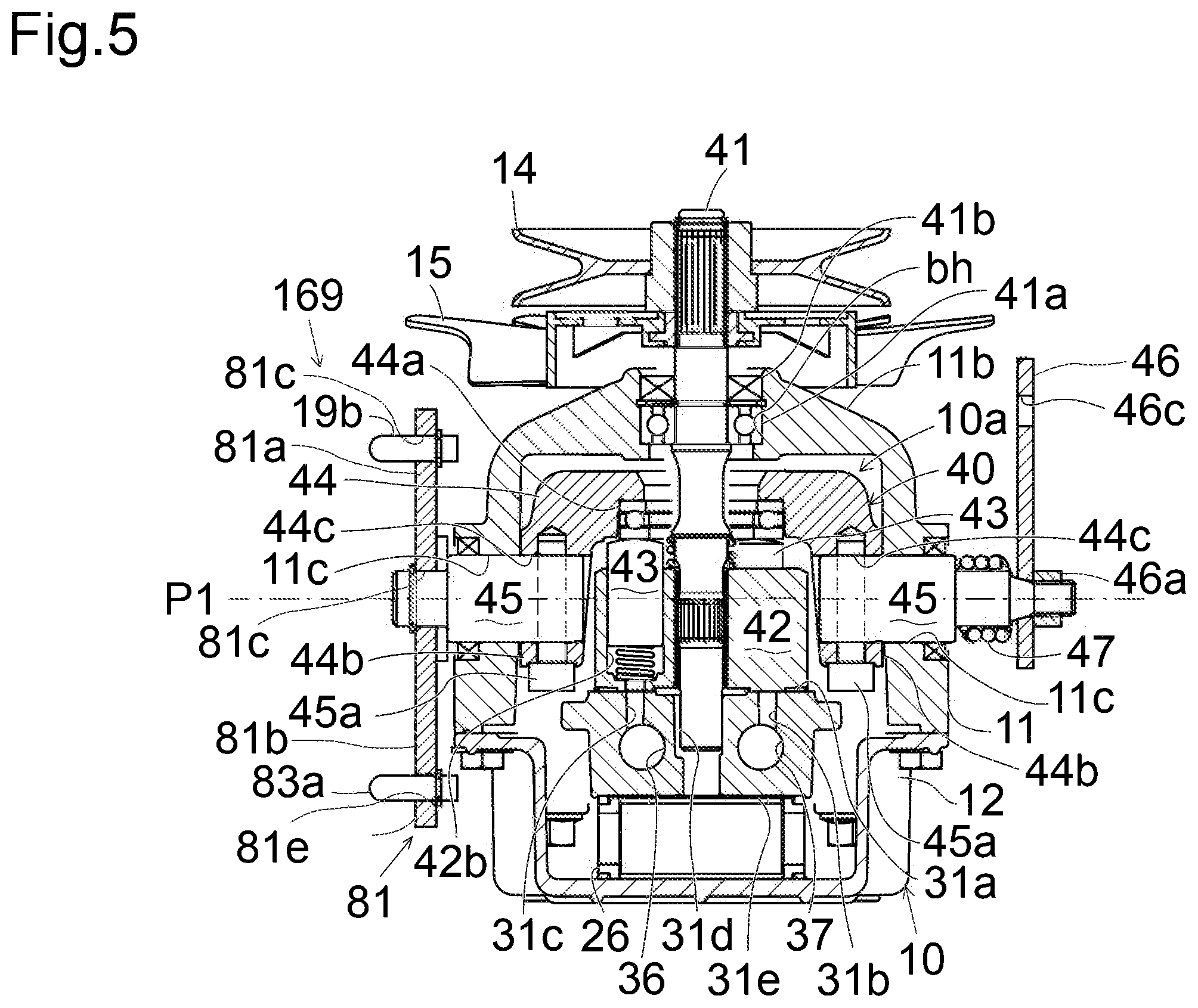 Patent US11793113 Figure 5 – Transaxle