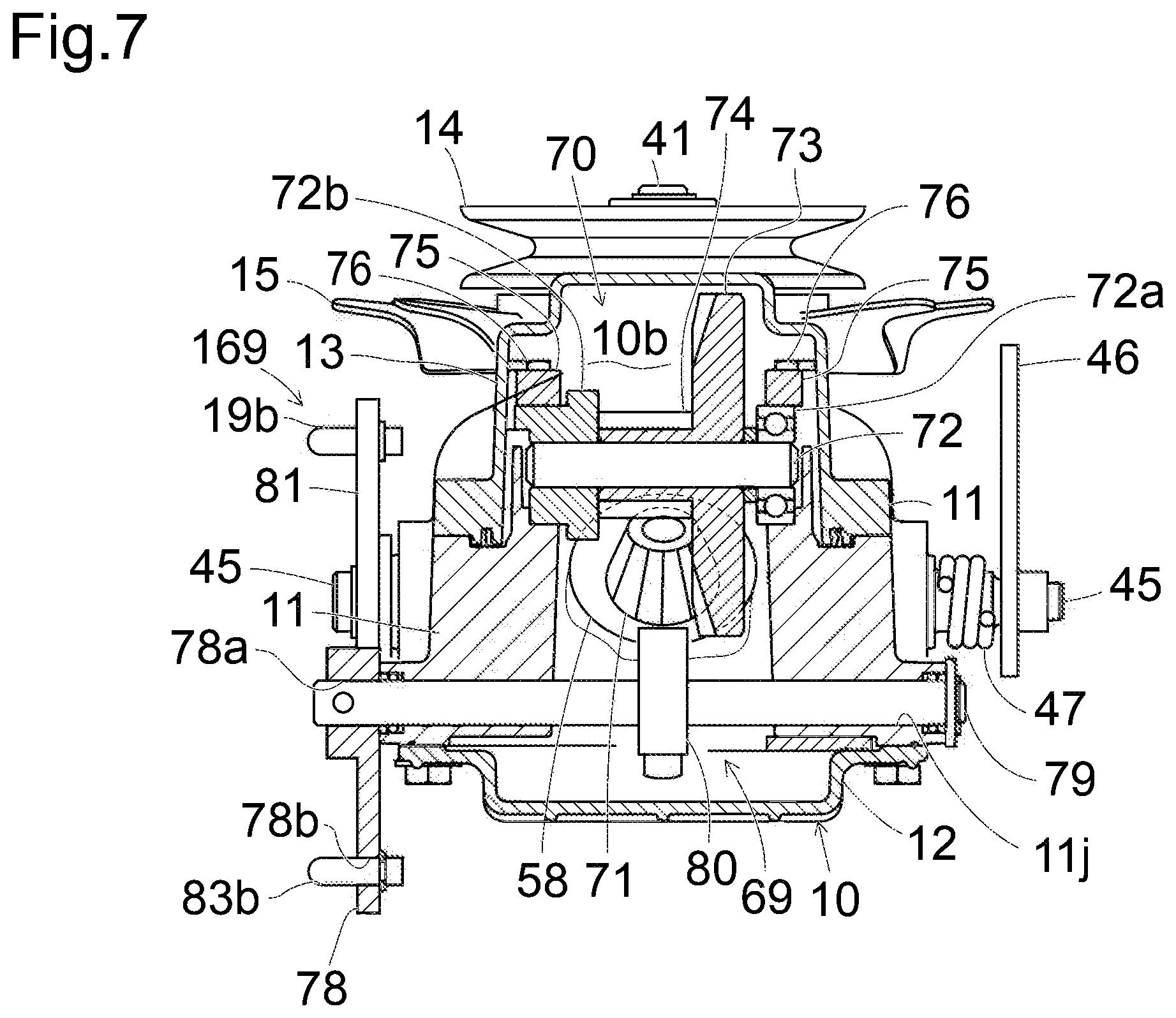 Patent US11793113 Figure 7 – Transaxle