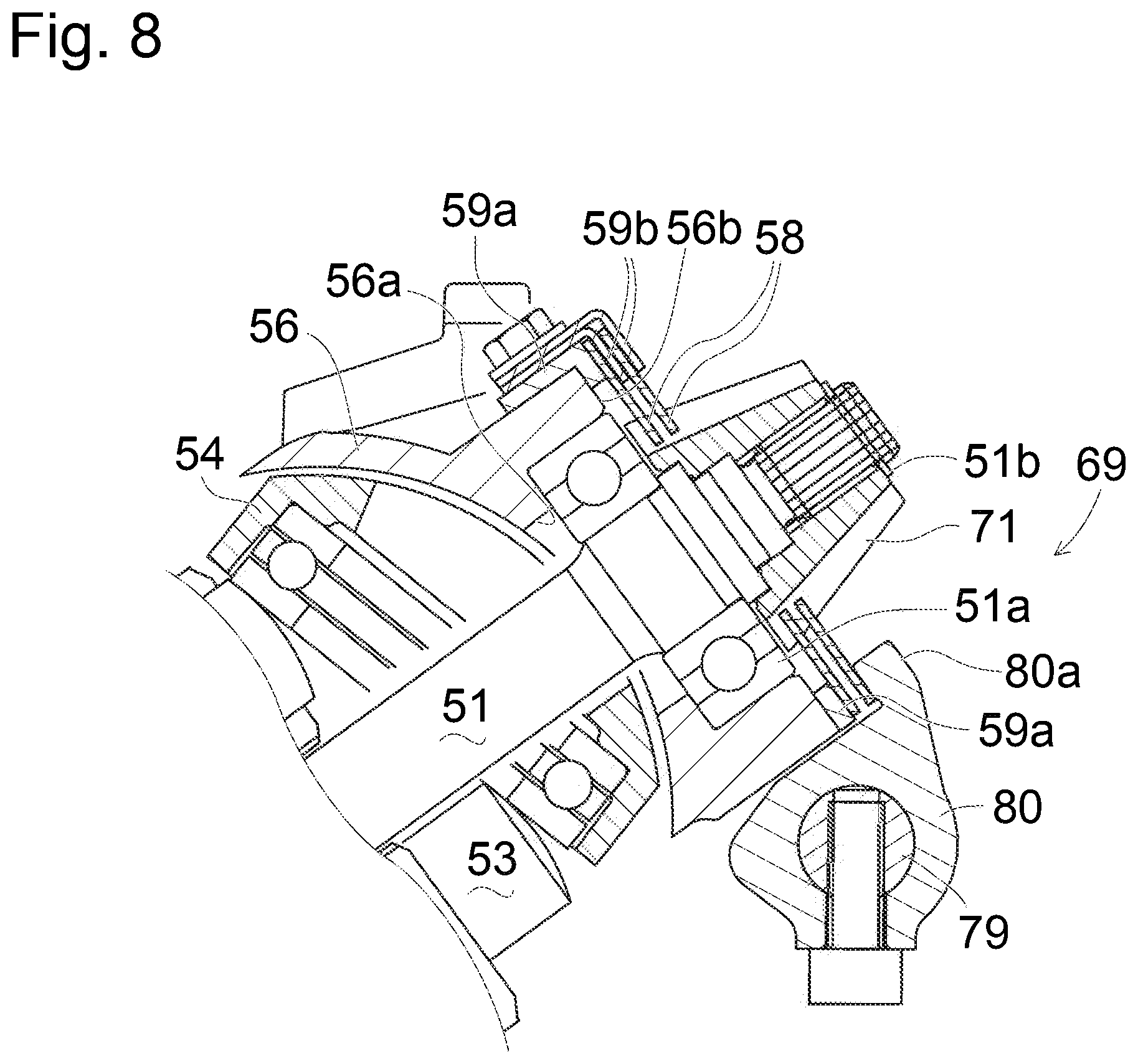 Patent US11793113 Figure 8 – Transaxle