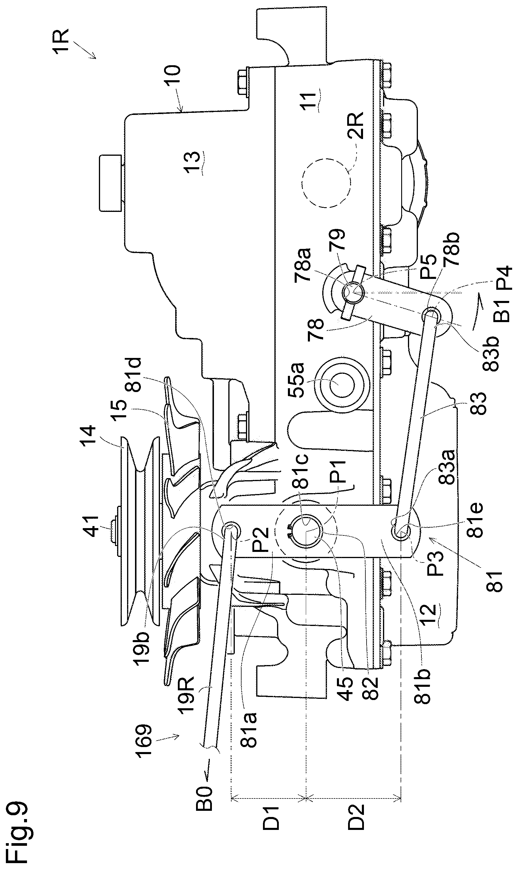 Patent US11793113 Figure 9 – Transaxle