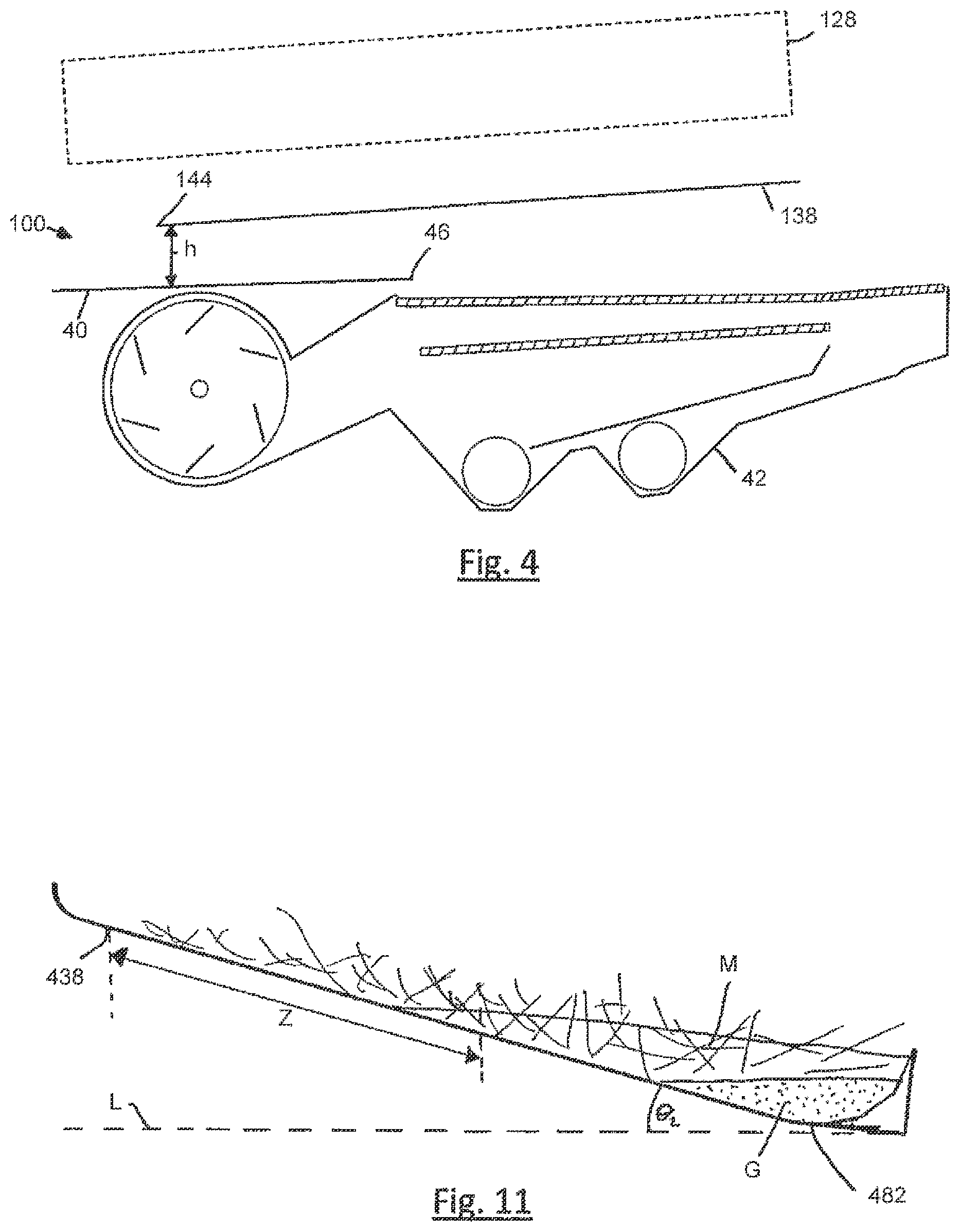 Patent US11793115 Figure 3 – Material conveyance system in a combine harvester