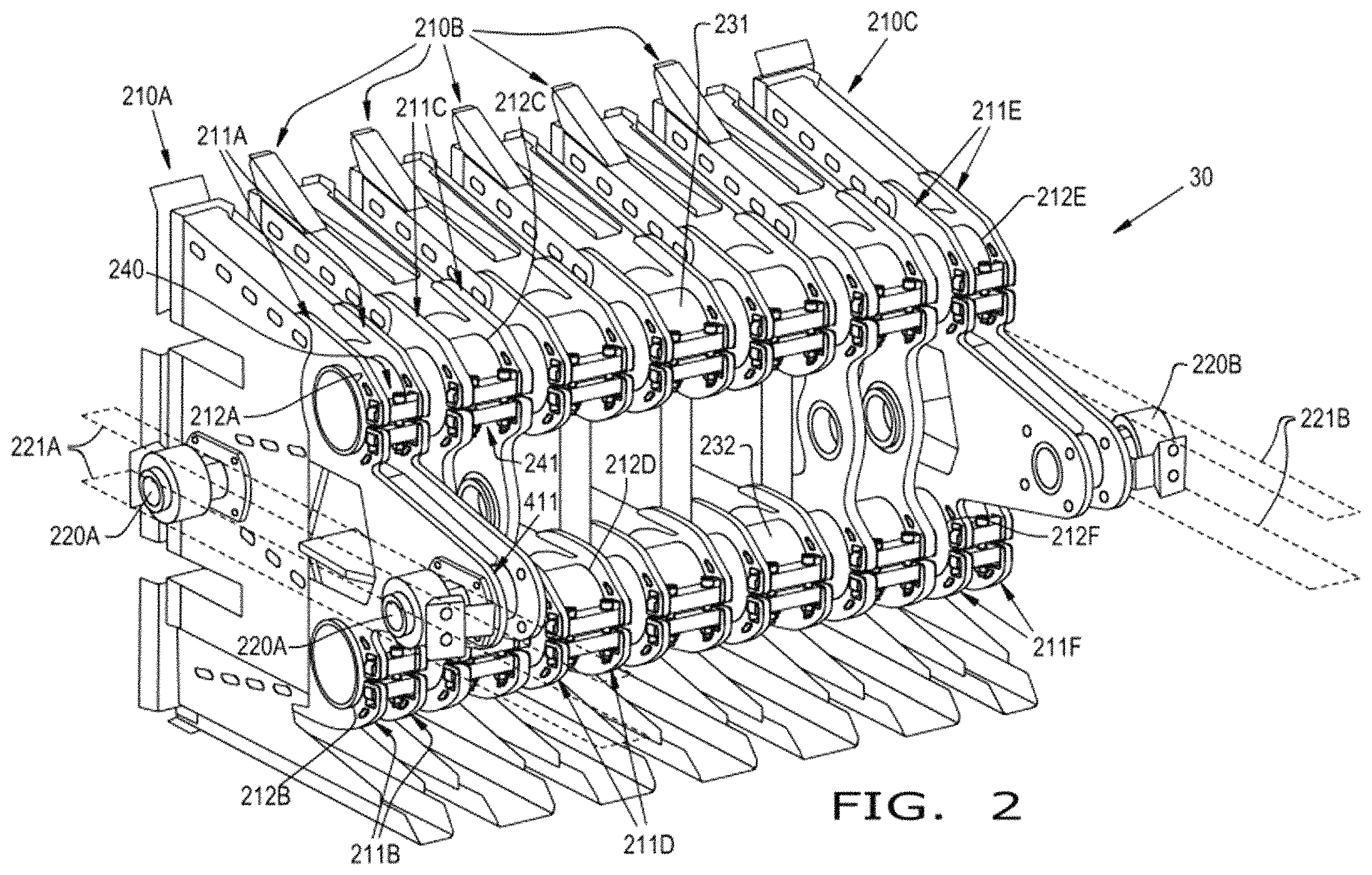 Patent US11793116 Figure 2 – Agricultural baler with frameless and weldless plunger