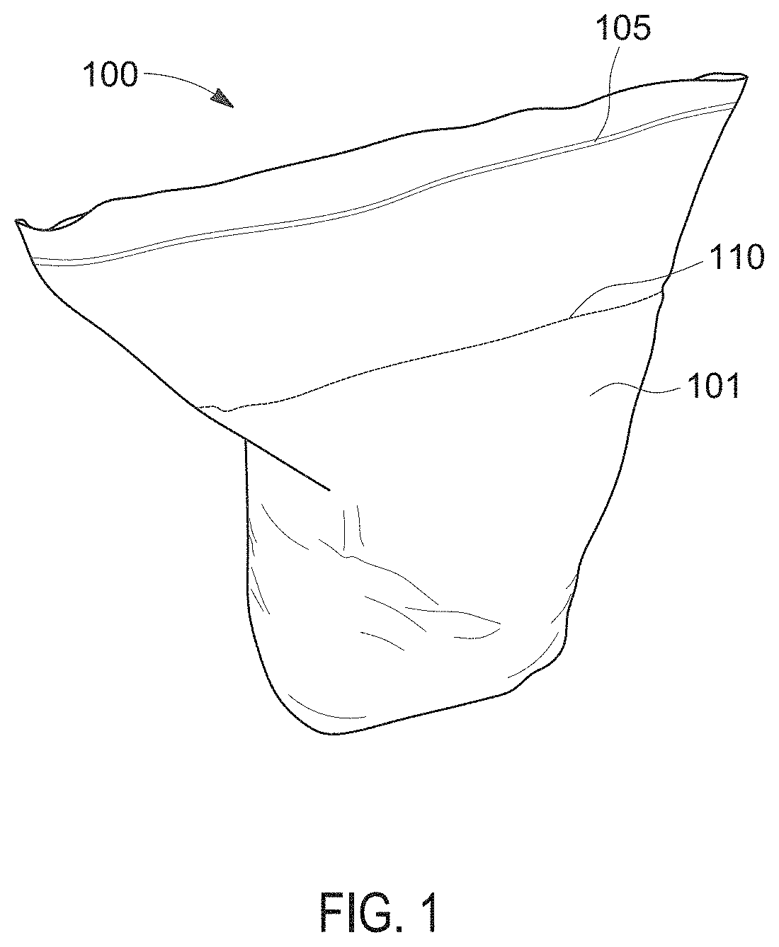 Patent US11793120 Figure 1 – Ready to use grow bags and methods of making and using the same