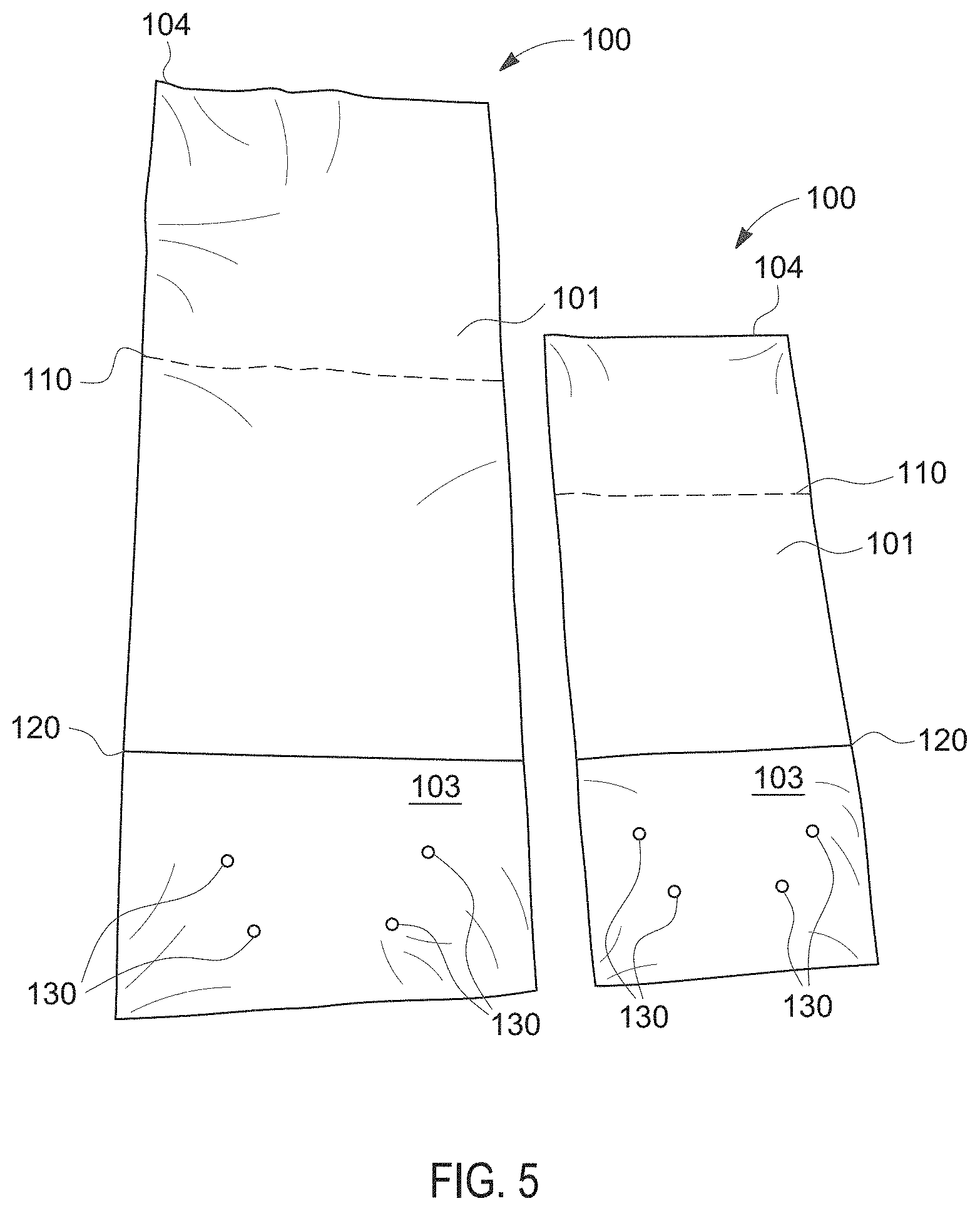 Patent US11793120 Figure 5 – Ready to use grow bags and methods of making and using the same