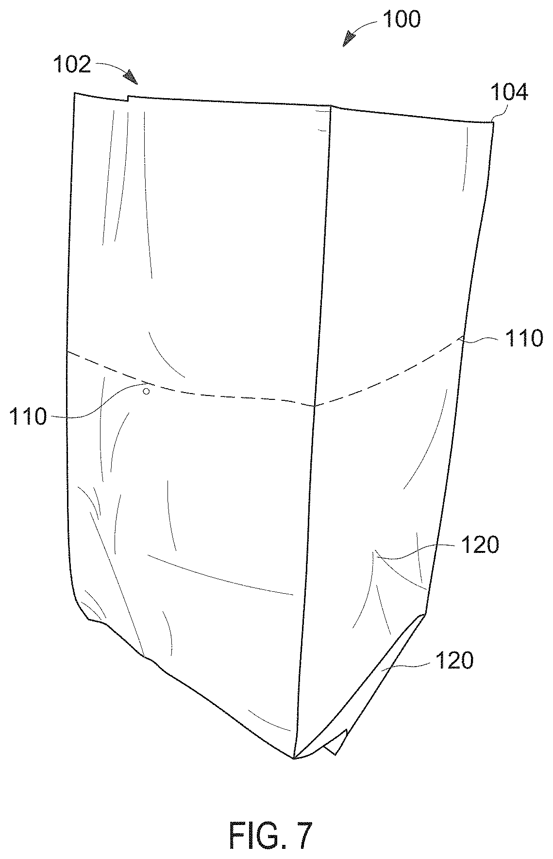 Patent US11793120 Figure 7 – Ready to use grow bags and methods of making and using the same