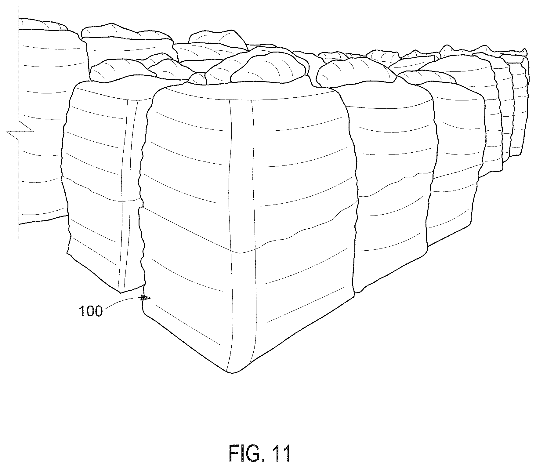 Patent US11793120 Figure 11 – Ready to use grow bags and methods of making and using the same