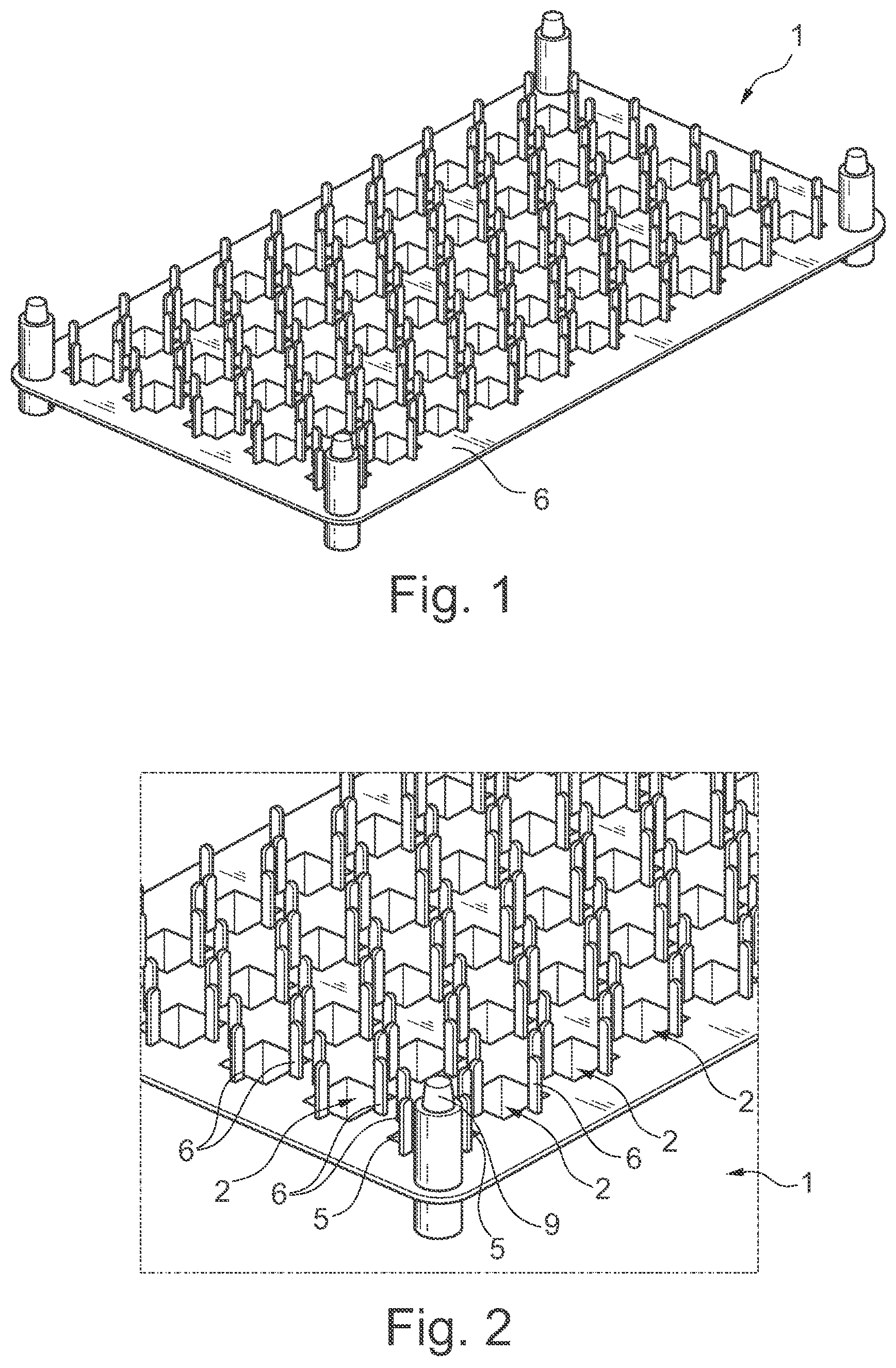 Patent US11793122 Figure 1 – Plant pallet