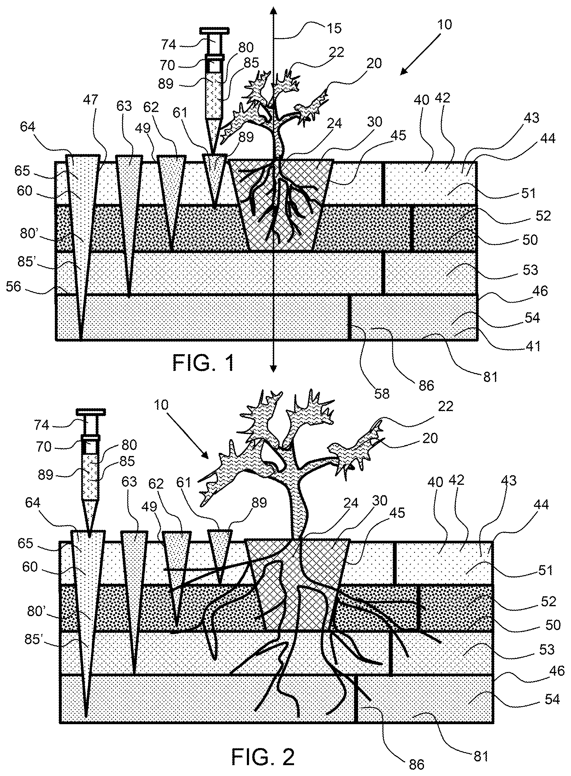 Patent US11793126 — Synthetic soil substrate system for growing a plant — Figure 1