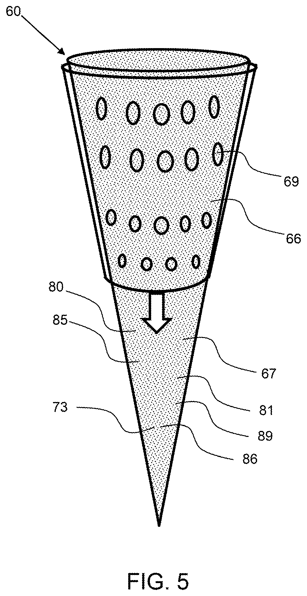 Patent US11793126 Figure 4 – Synthetic soil substrate system for growing a plant