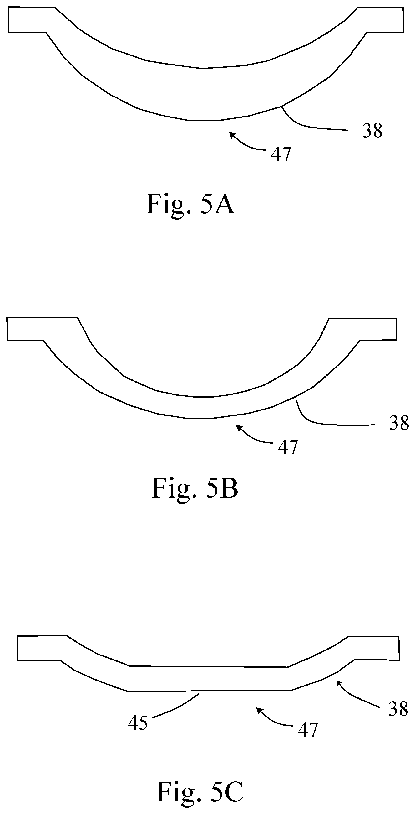 Patent US11793127 Figure 3 – Drip emitter having membrane with a non-planar portion protruding into regulating chamber recess
