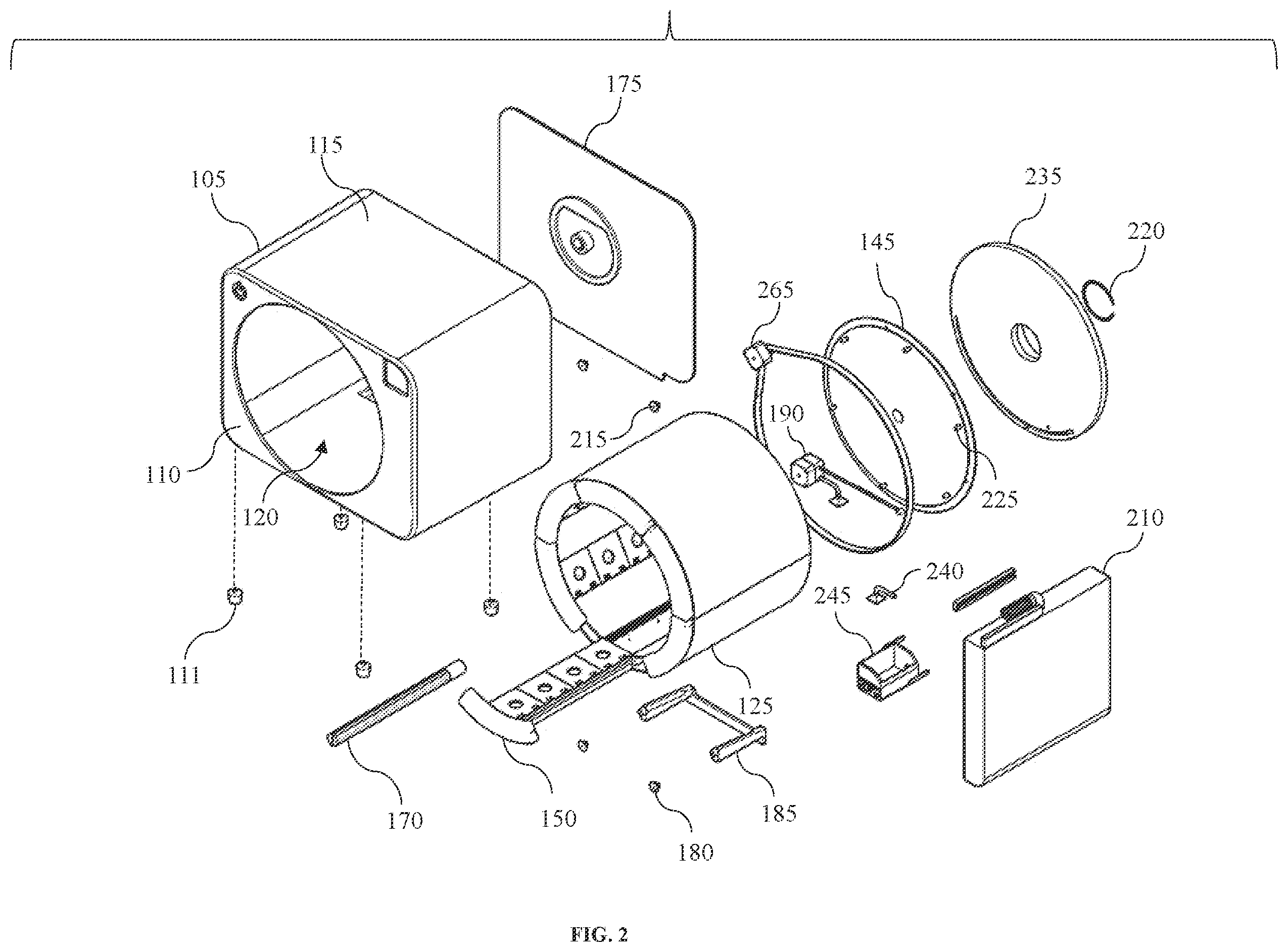 Patent US11793131 Figure 2 – Apparatus, methods, and systems for providing an indoor gardening, household appliance