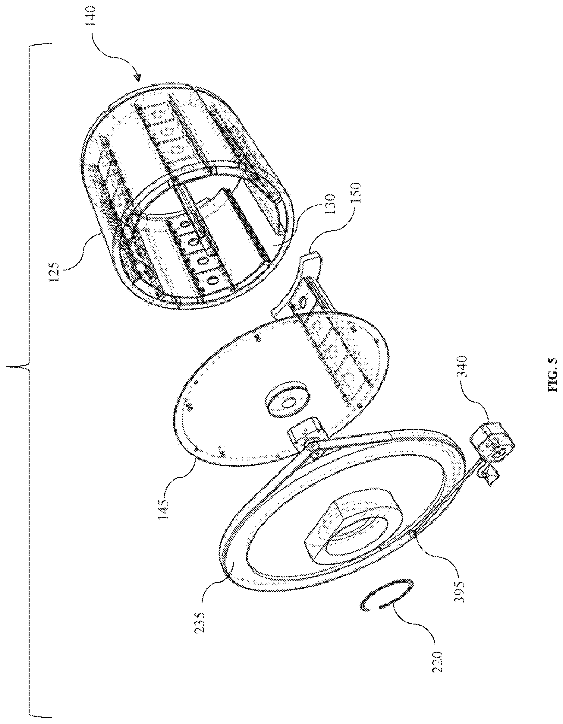 Patent US11793131 Figure 5 – Apparatus, methods, and systems for providing an indoor gardening, household appliance