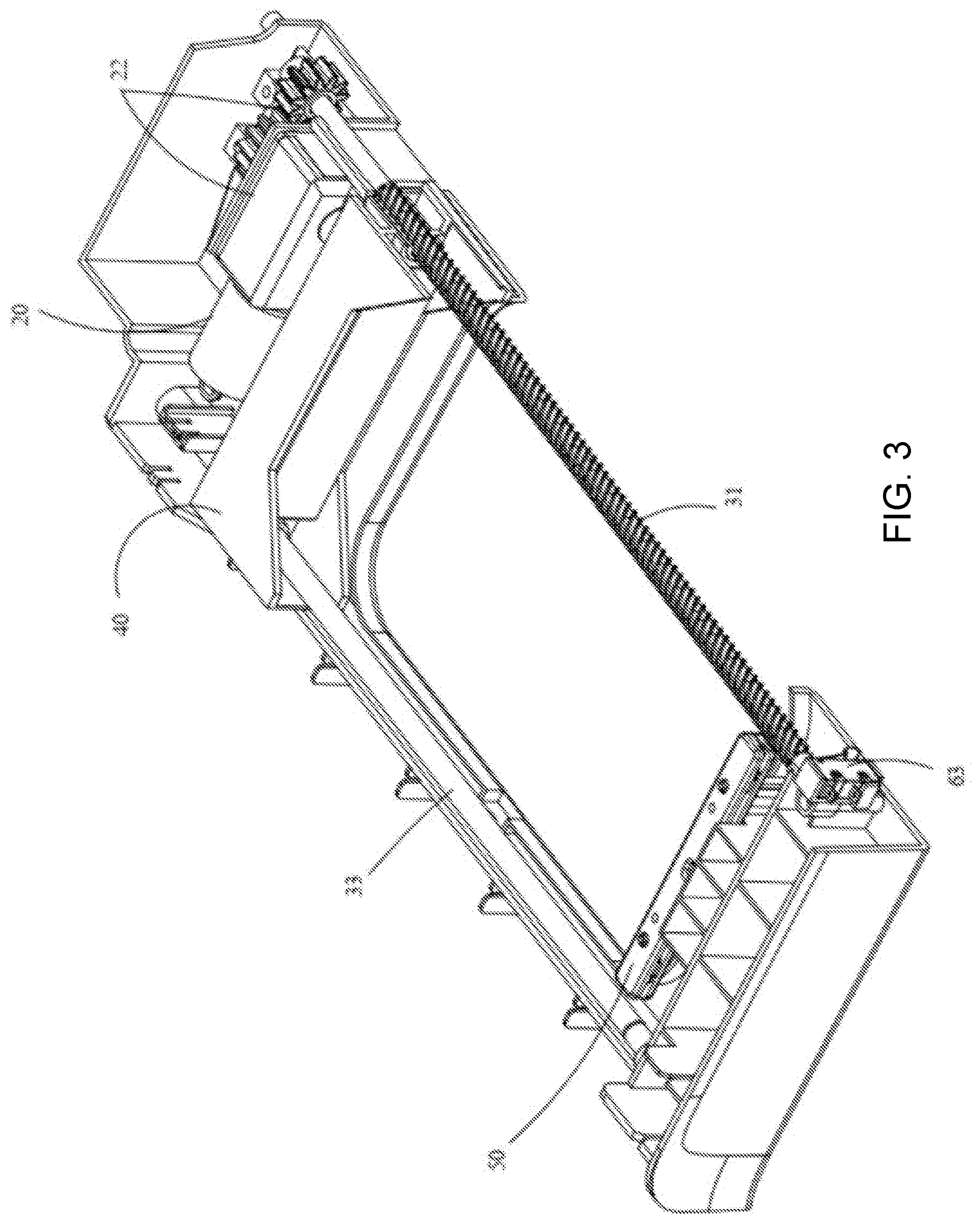 Patent US11793154 Figure 3 – Automatic trash bag sealing device in an automatic cat litter box and automatic cat litter box