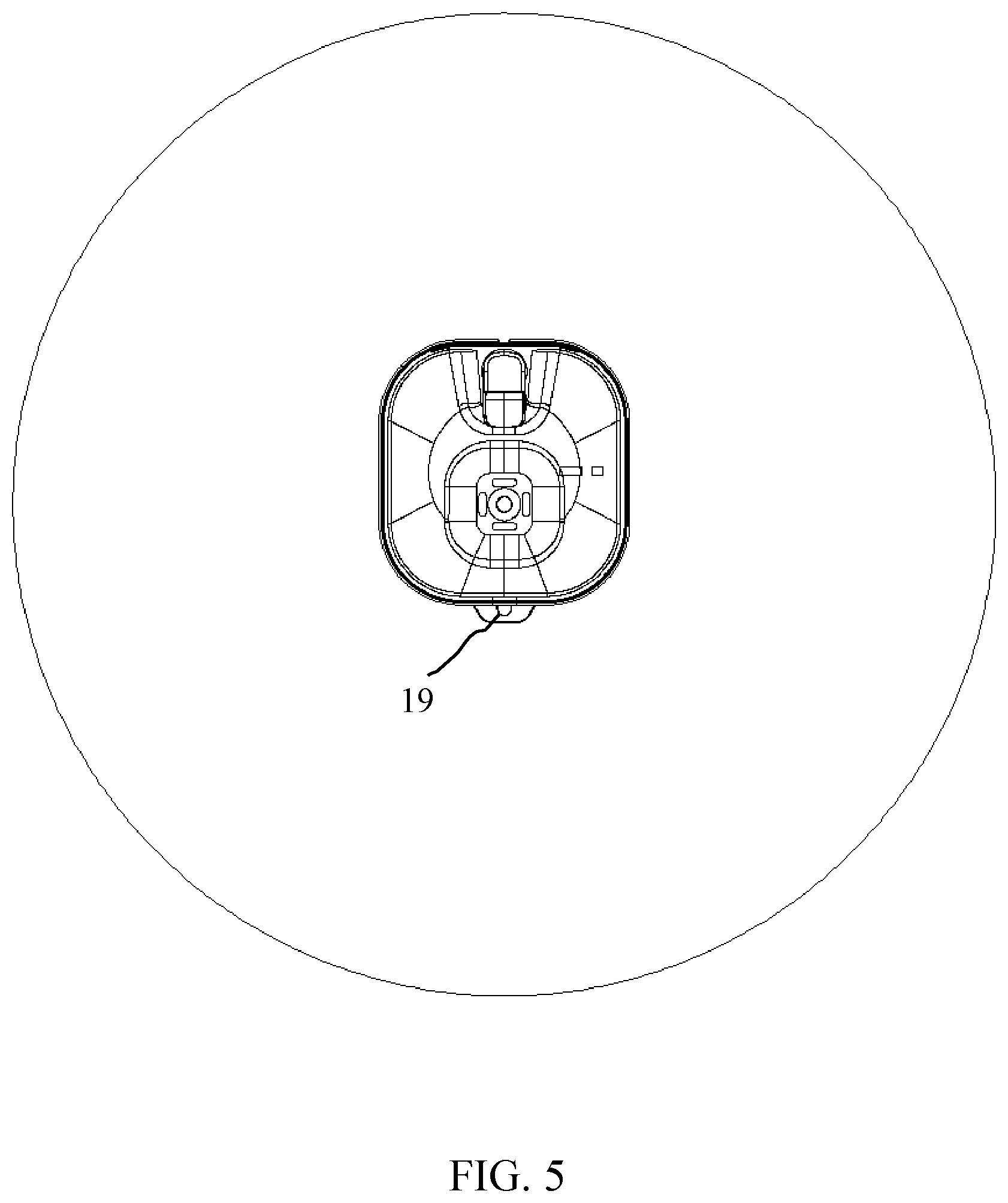 Patent US11793161 Figure 5 – Intelligent wireless all-directional automatic pet water fountain