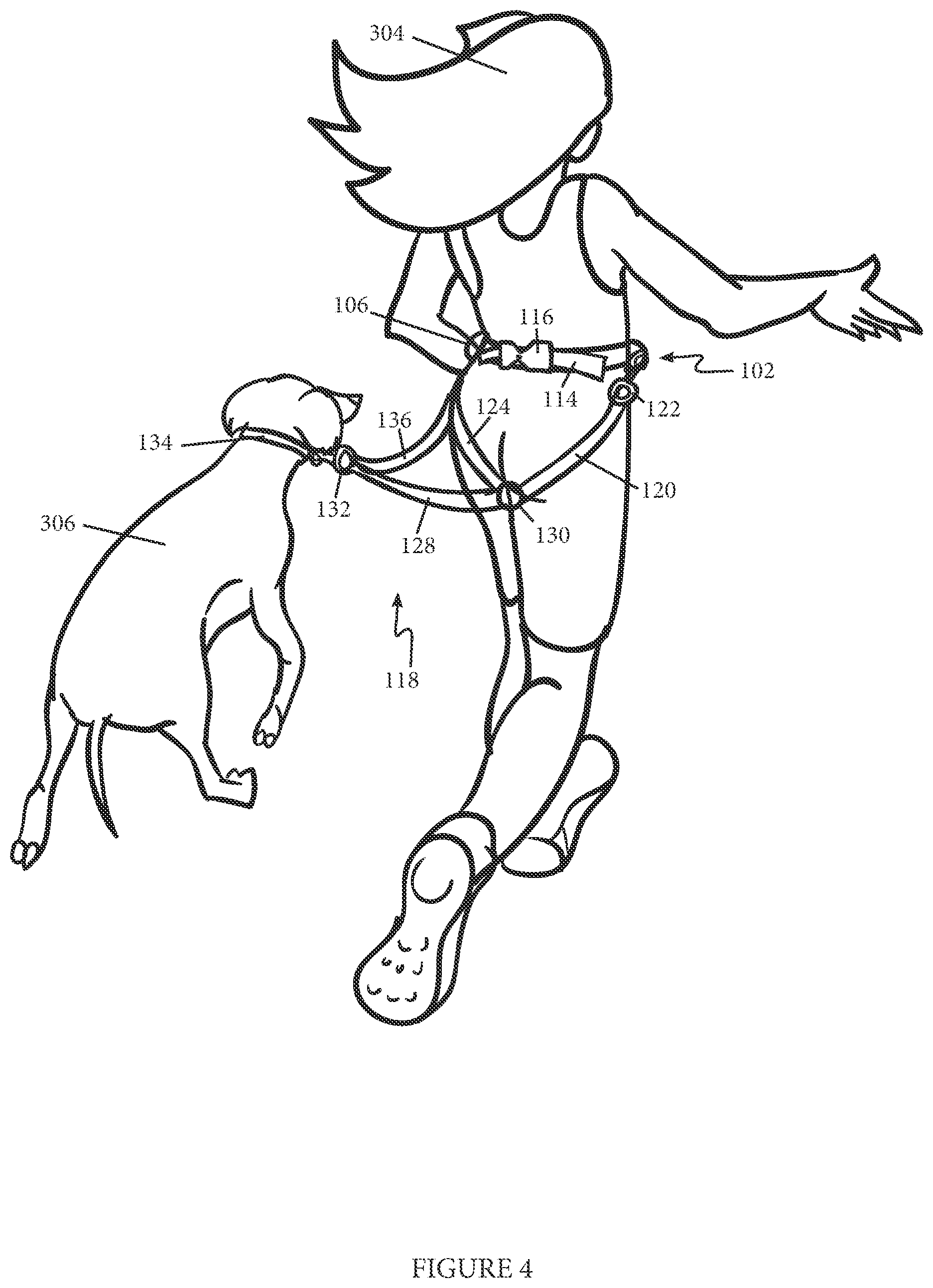 Patent US11793166 Figure 4 – Animal training method, apparatus, and system for achieving heeling behavior