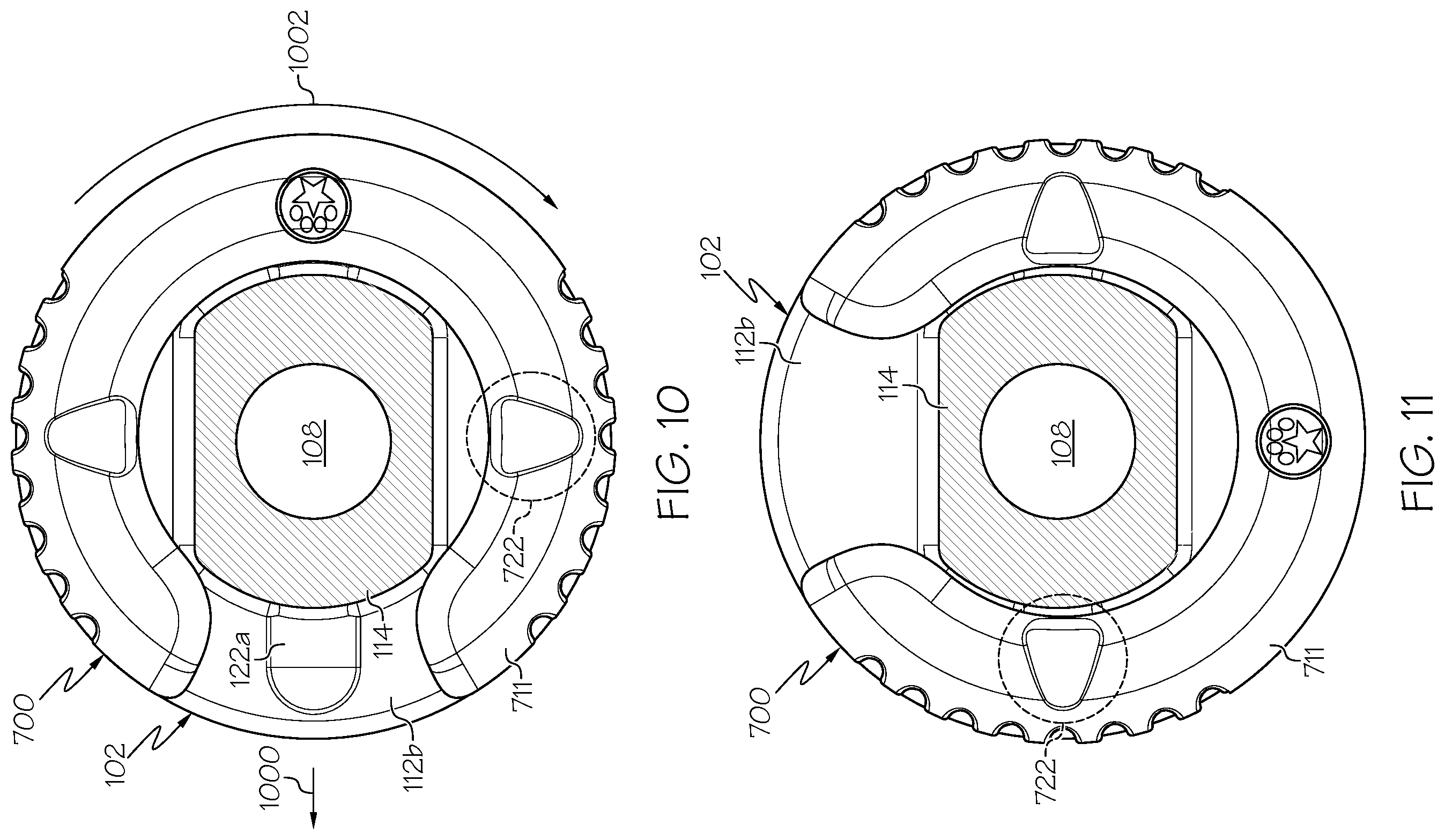 Patent US11793168 Figure 7 – Pet toy having treat retention features