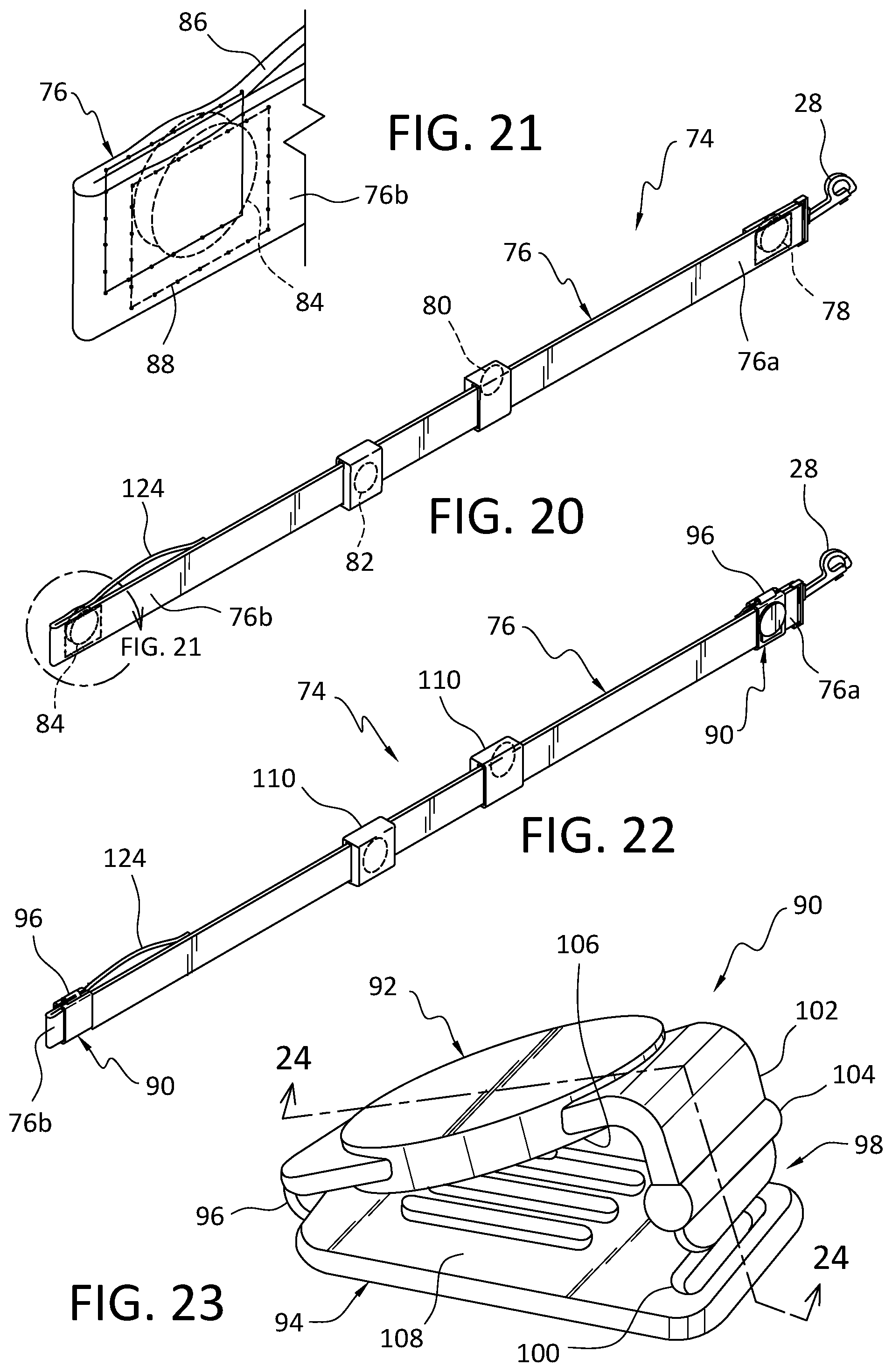Patent US11793171 Figure 6 – Apparatus that enables a leash to coil around an animal's collar