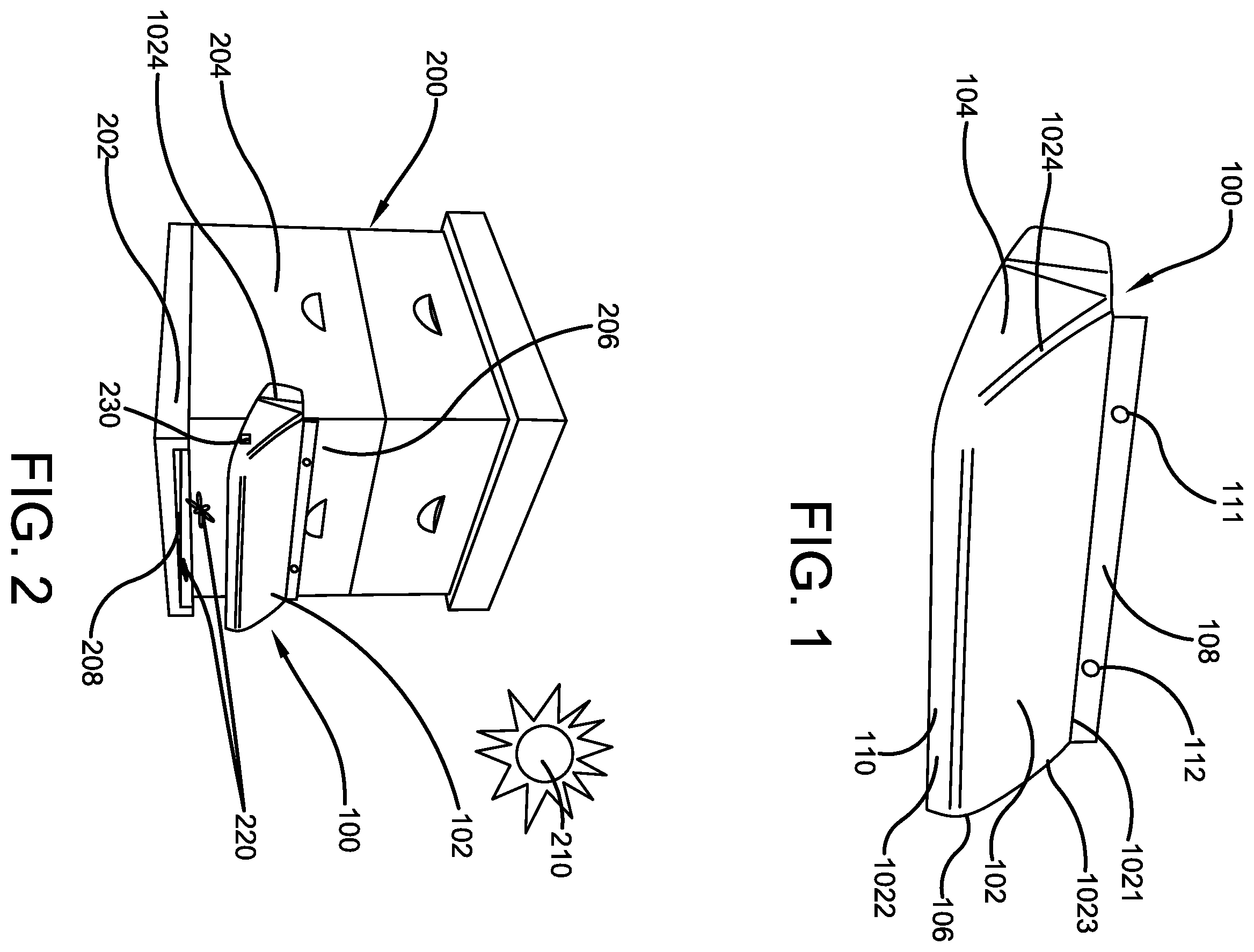 Patent US11793173 Figure 1 – Apiary awning