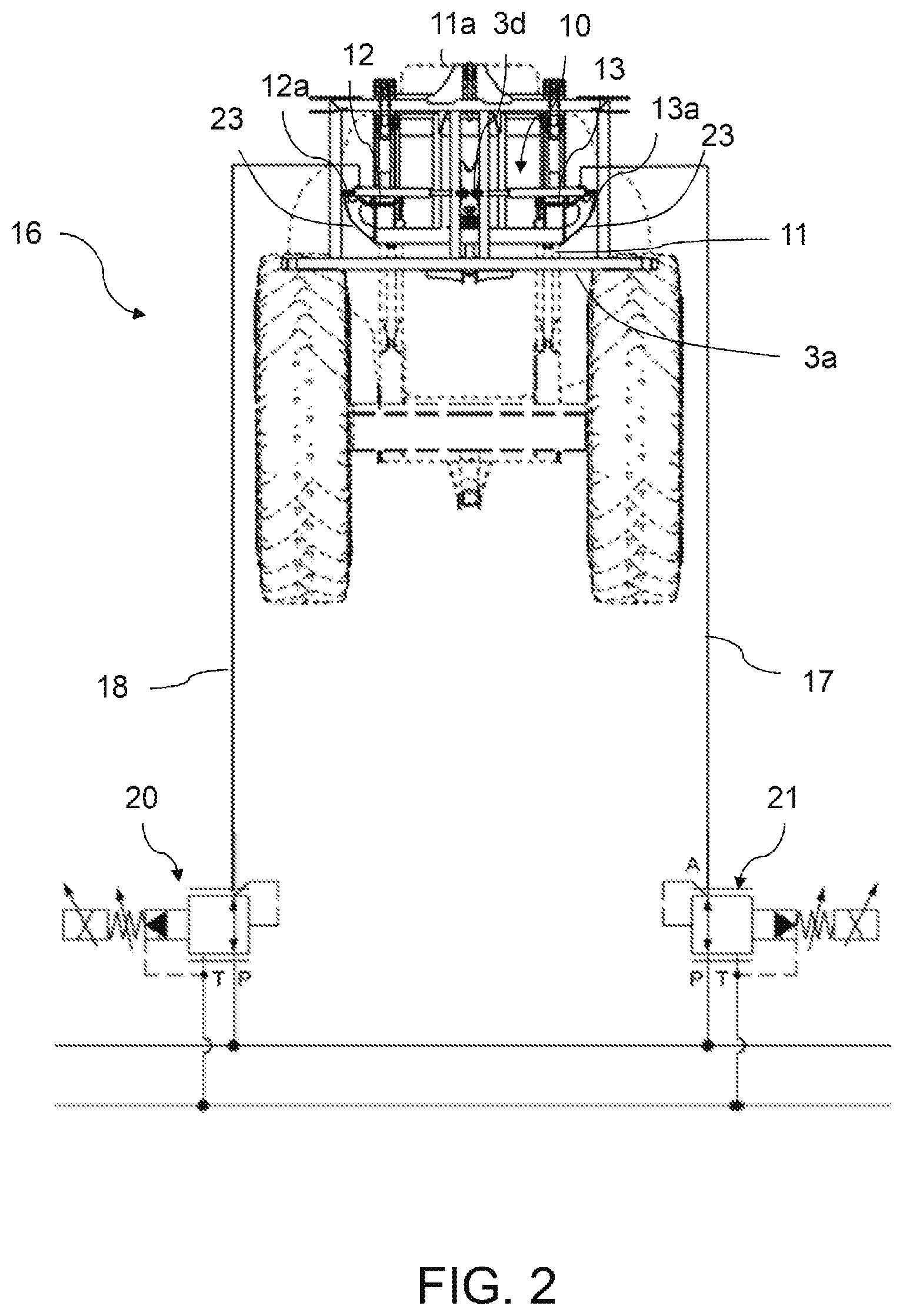 Patent US11793186 Figure 2 – Agricultural distribution machine