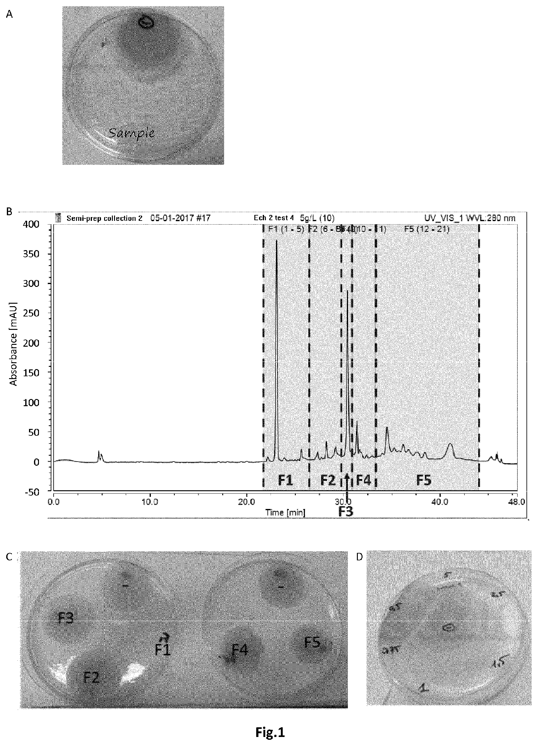 Patent US11793197 Figure 1 – Use of an amphidinol for its fungicidal and/or bactericidal activity on fungi, oomycetes and/or pathogenic bacteria of plants and crop seeds