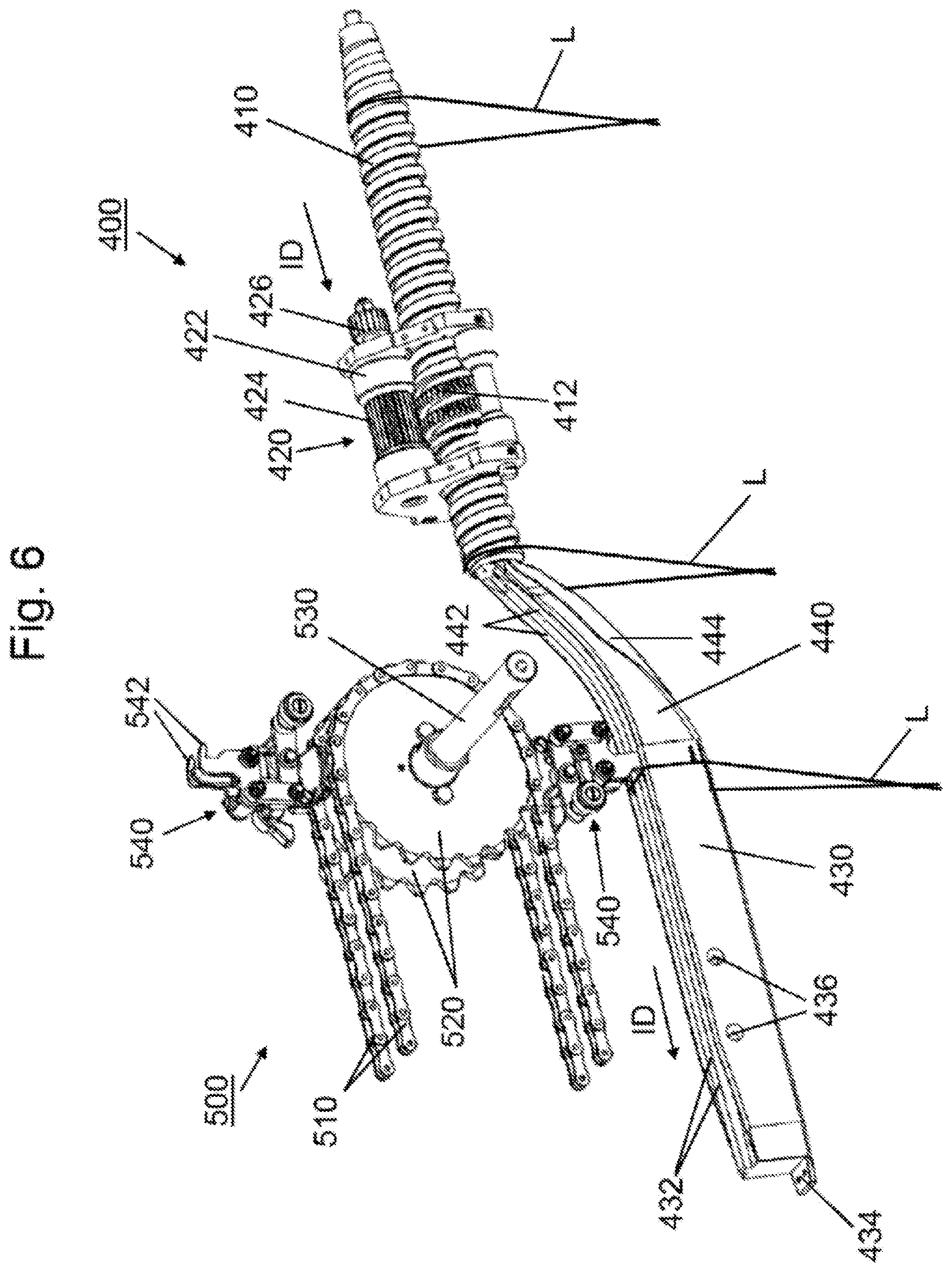 Patent US11793206 Figure 6 – Removal device for rod-like elements
