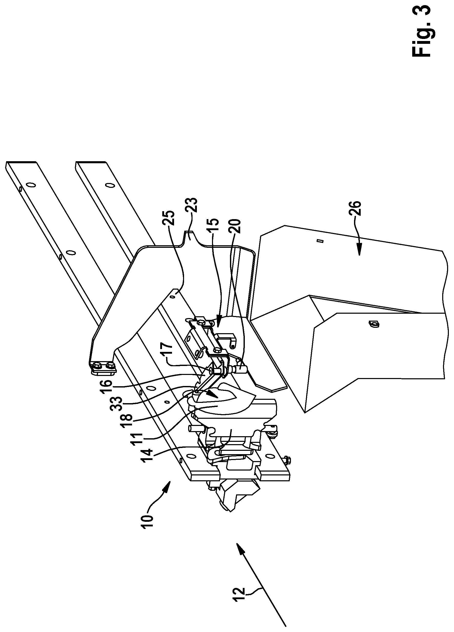 Patent US11793207 Figure 3 – Apparatus and method for automatically recovering breast fillets from poultry carcasses or parts thereof
