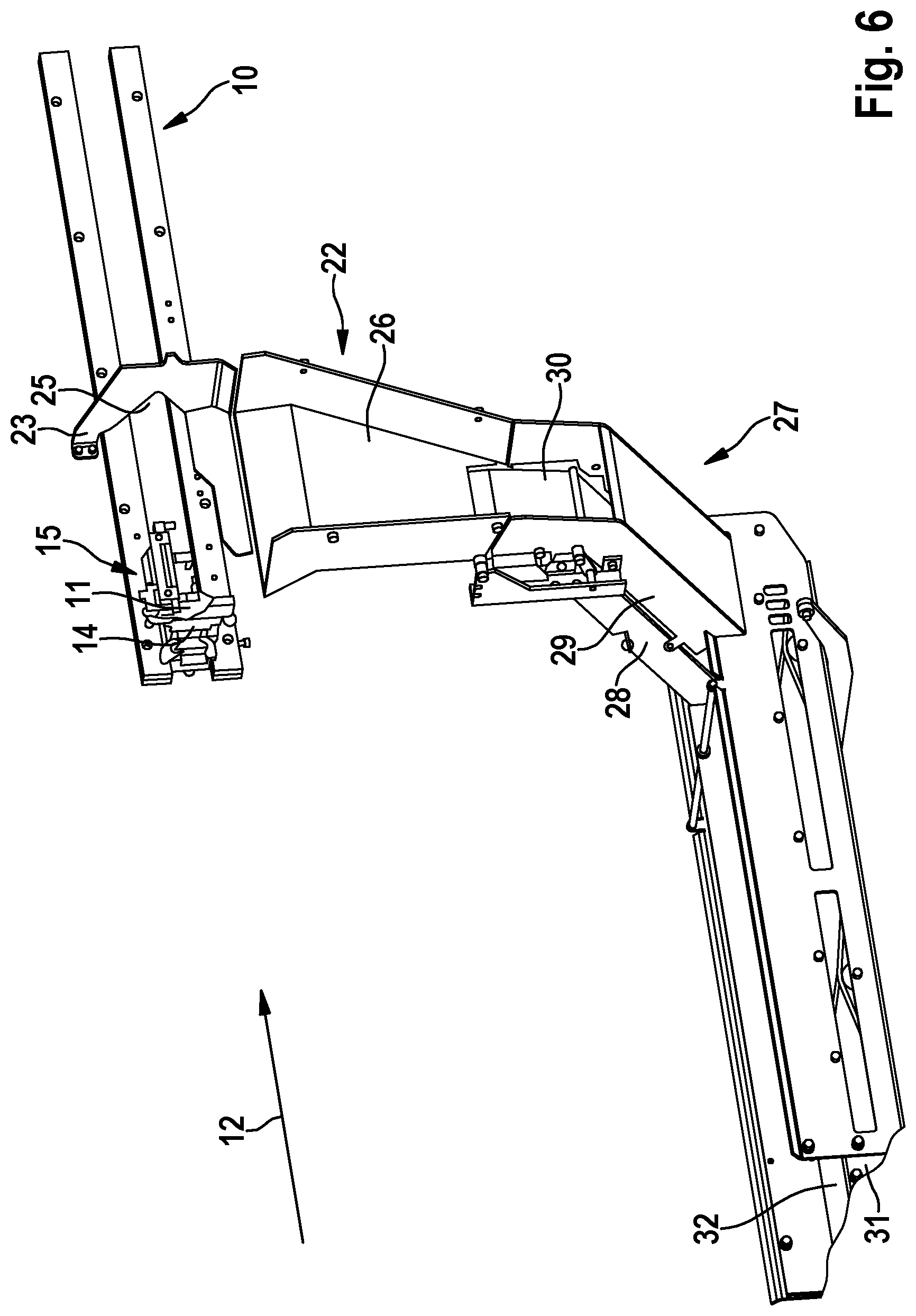 Patent US11793207 Figure 6 – Apparatus and method for automatically recovering breast fillets from poultry carcasses or parts thereof
