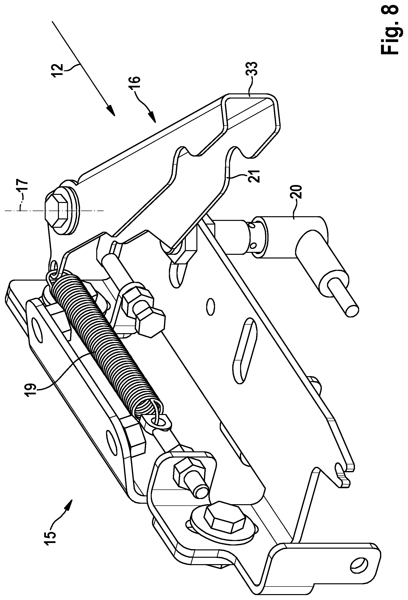 Patent US11793207 Figure 8 – Apparatus and method for automatically recovering breast fillets from poultry carcasses or parts thereof