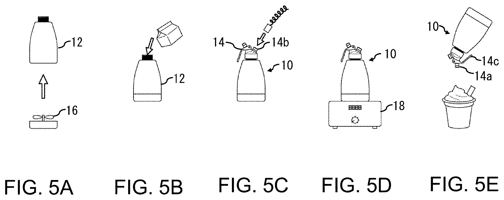 Patent US11793229 Figure 5 – Device and method for producing foamed food product