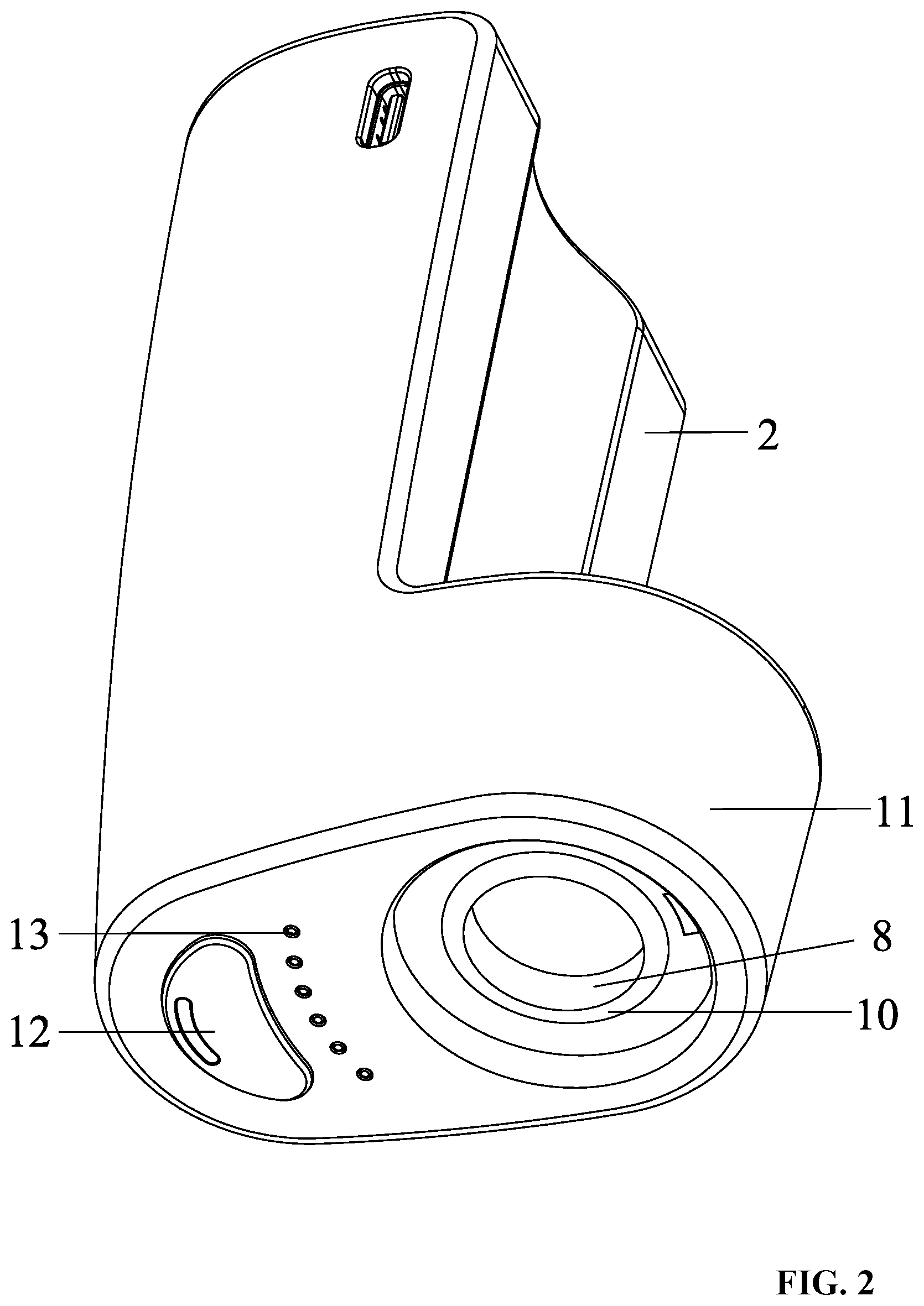 Patent US11793240 Figure 2 – Heating handle