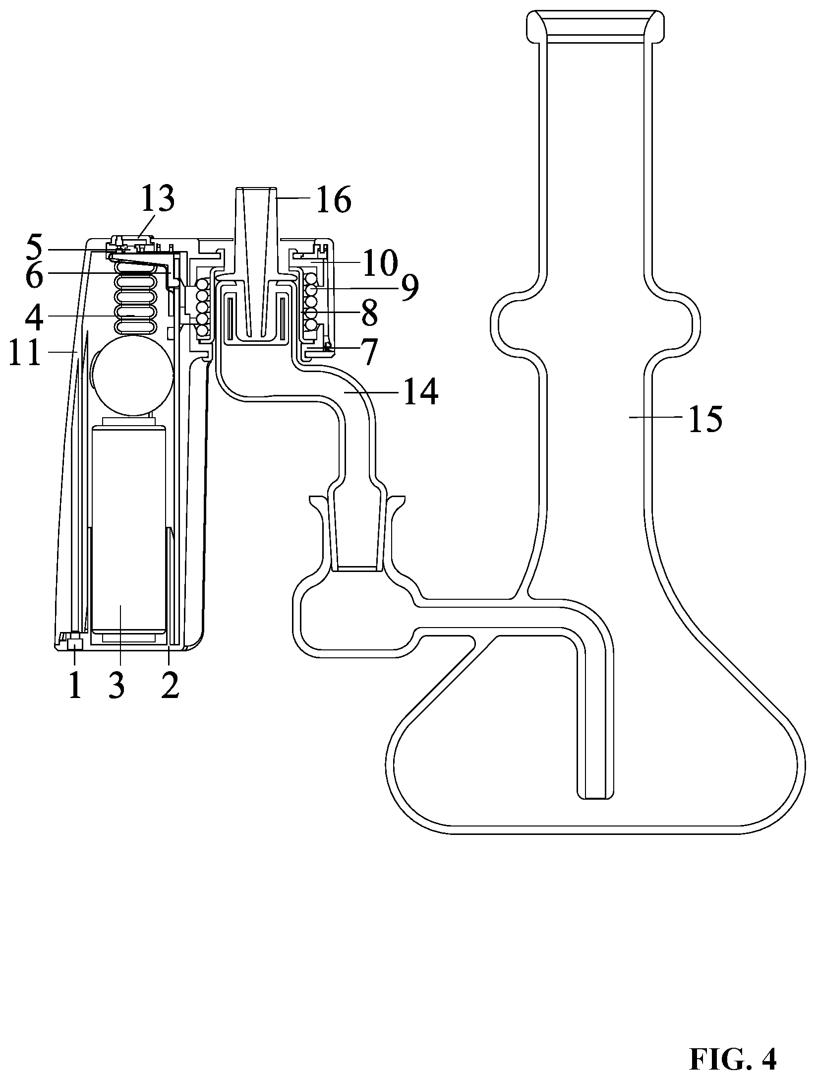 Patent US11793240 Figure 4 – Heating handle