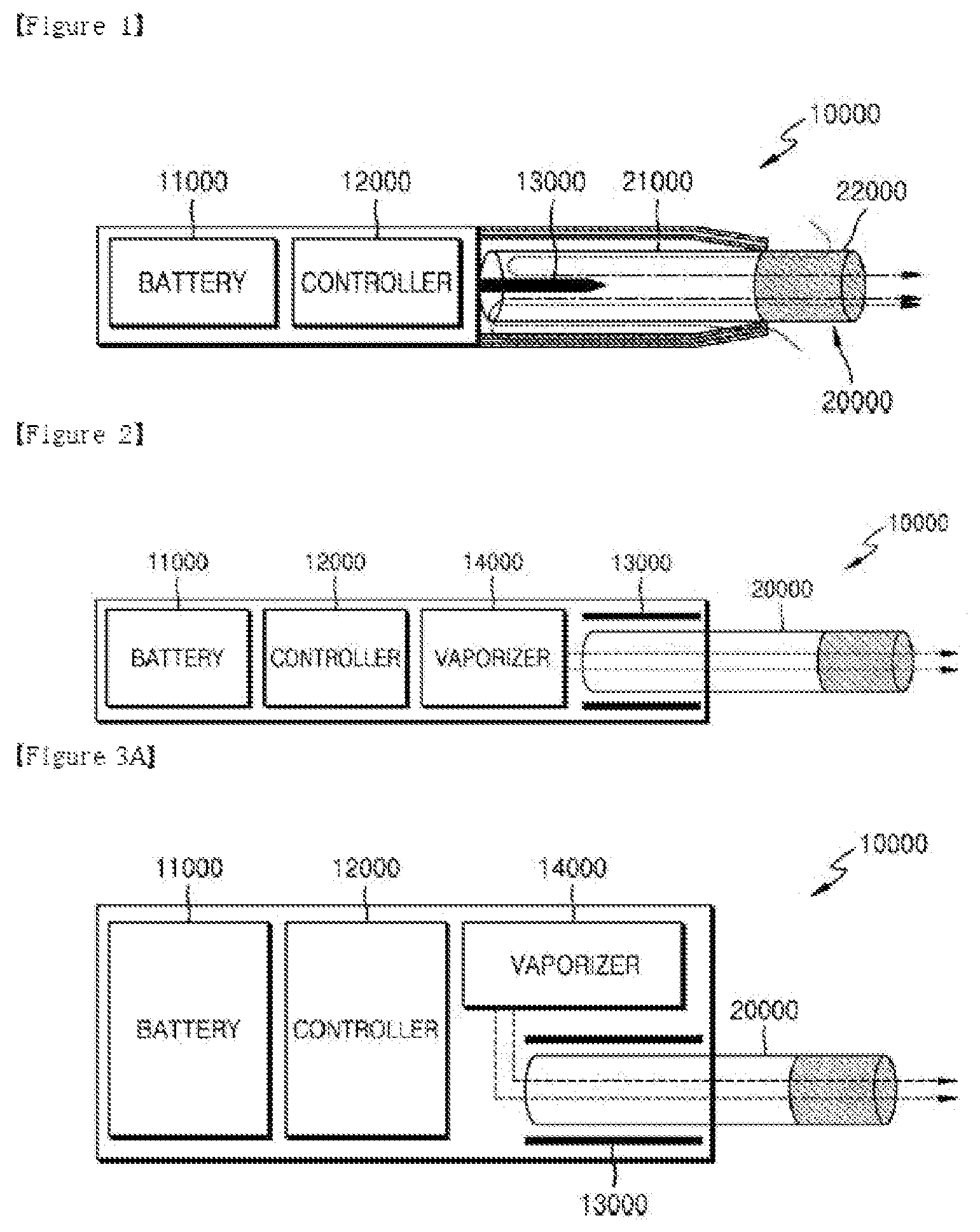 Patent US11793241 Figure 1 – Aerosol generating device having a plurality of sensors
