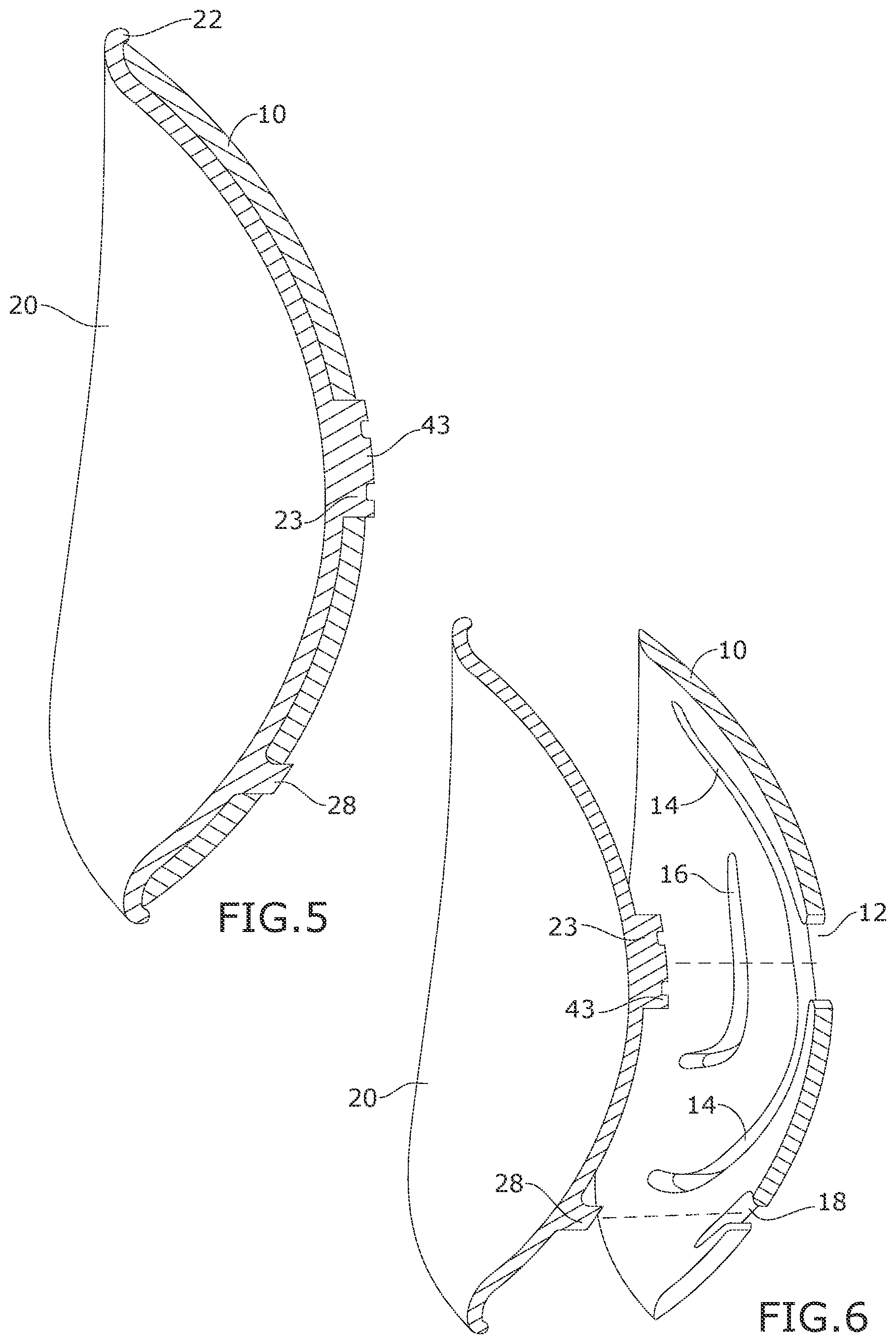 Patent US11793244 Figure 3 – Athletic protective breast cup
