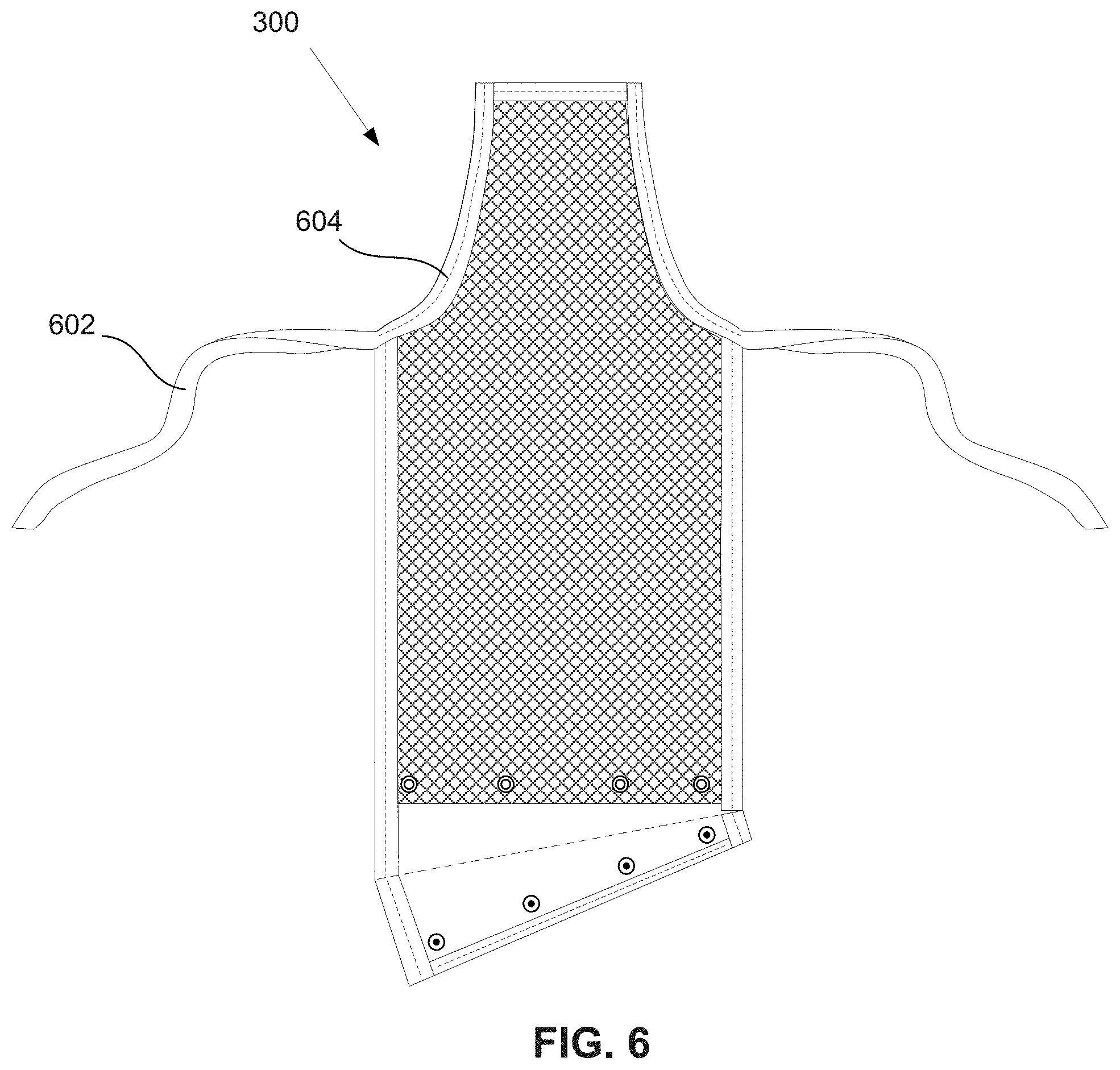 Patent US11793249 Figure 7 – Water resistant protective wash garment