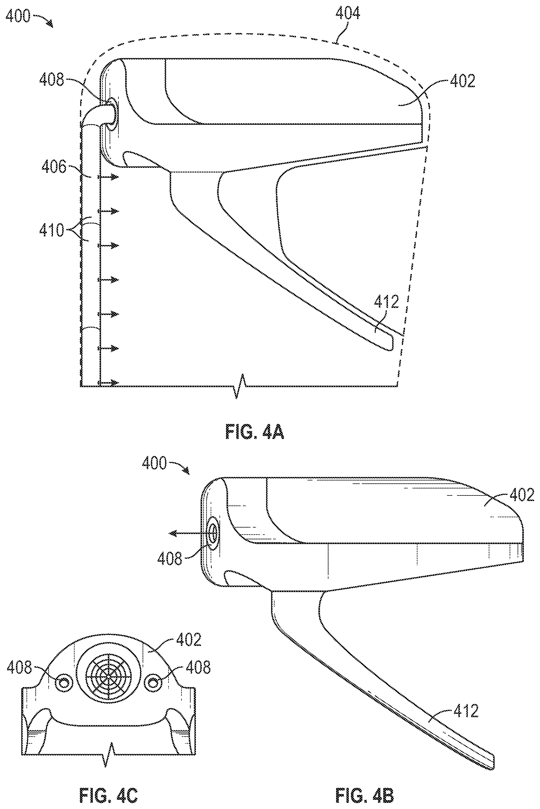 Patent US11793250 Figure 4 – Surgical helmet