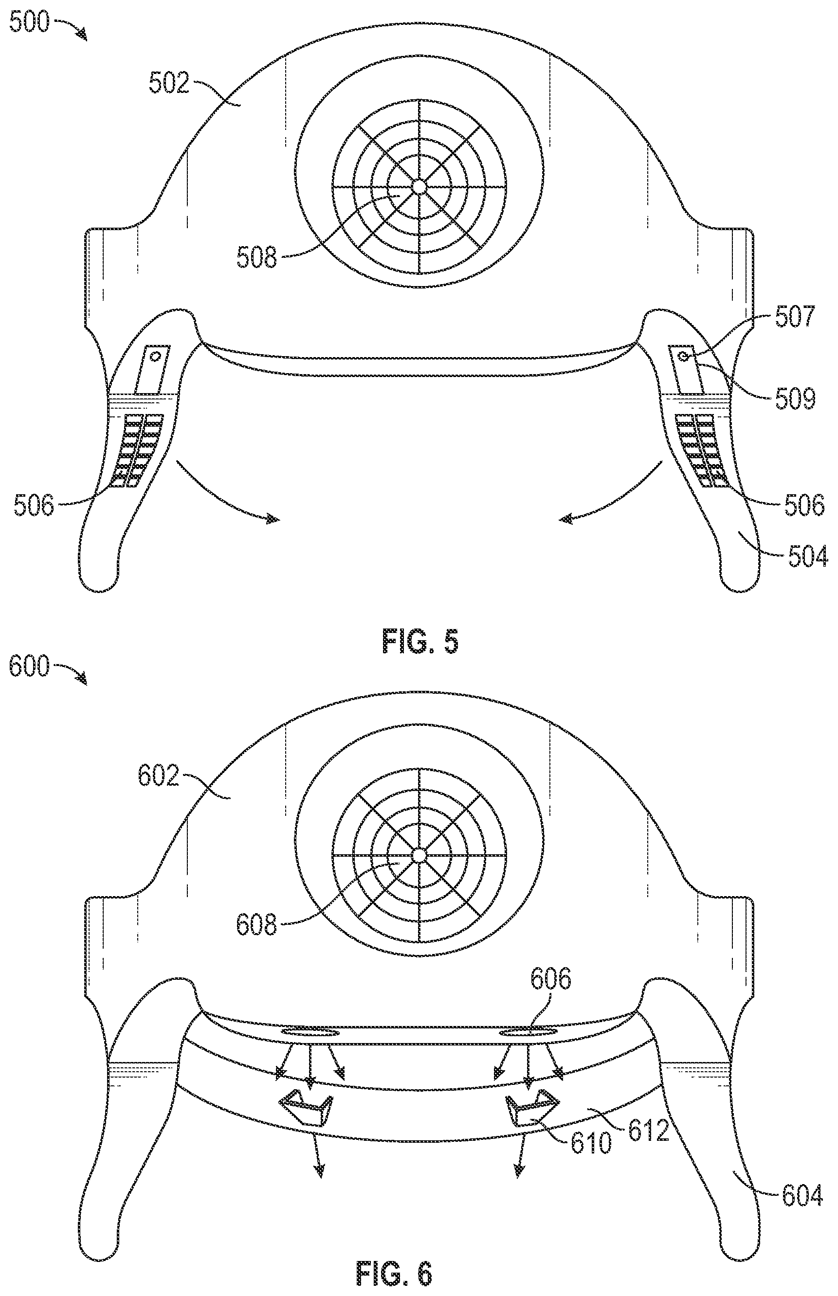 Patent US11793250 Figure 5 – Surgical helmet