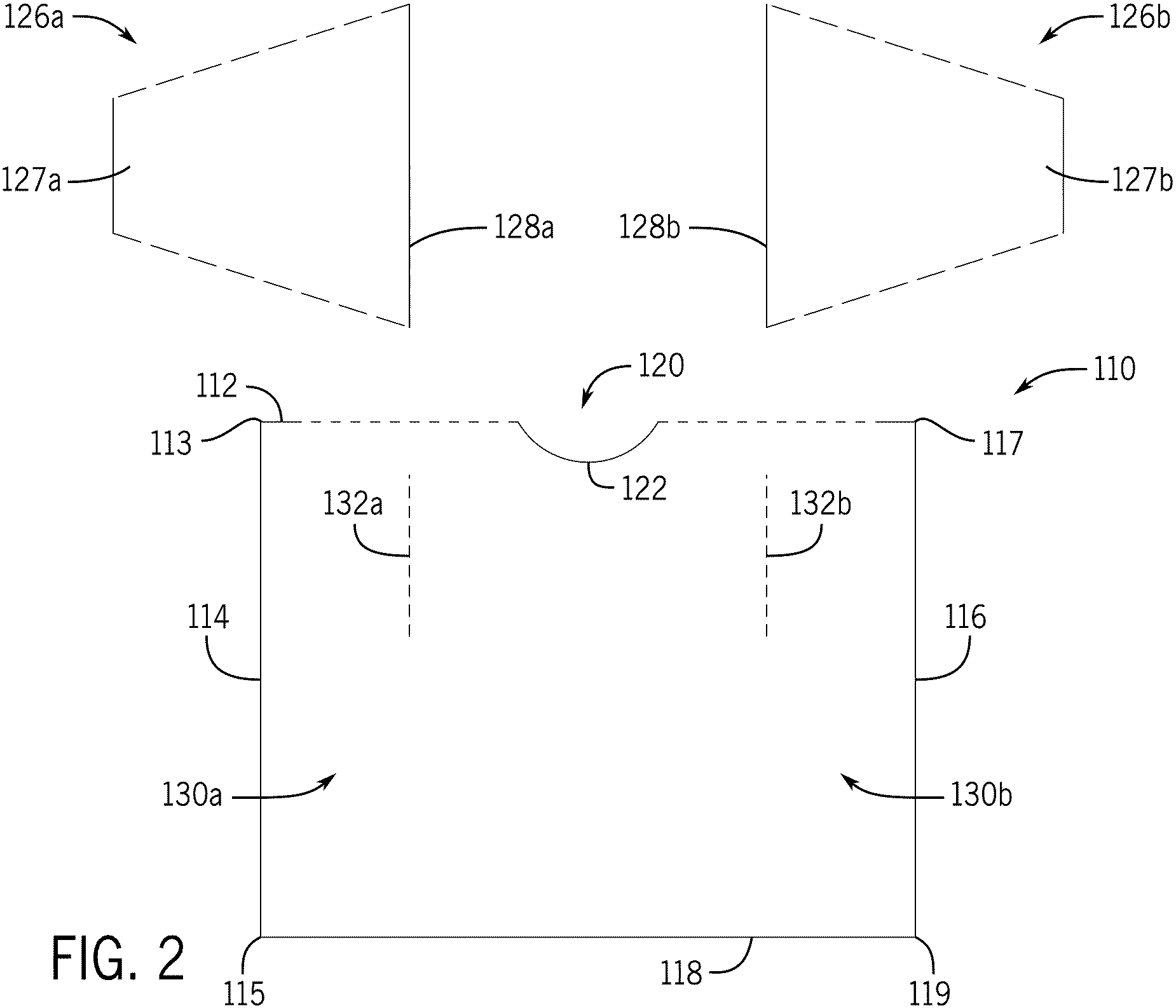 Patent US11793251 Figure 2 – Donning station for personal protective equipment