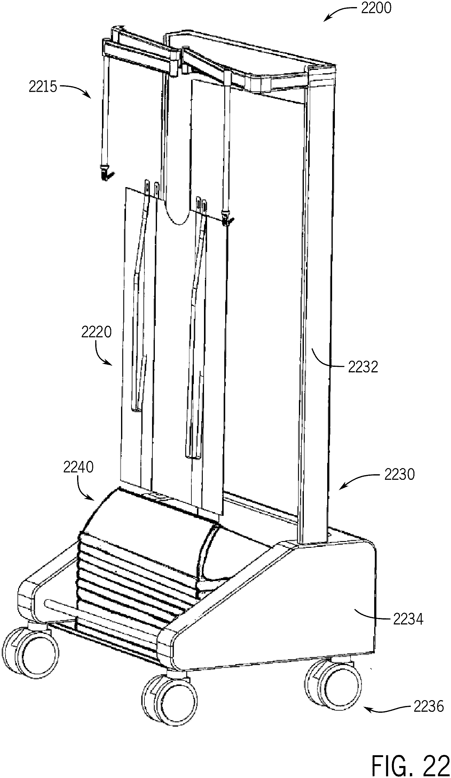 Patent US11793251 Figure 19 – Donning station for personal protective equipment