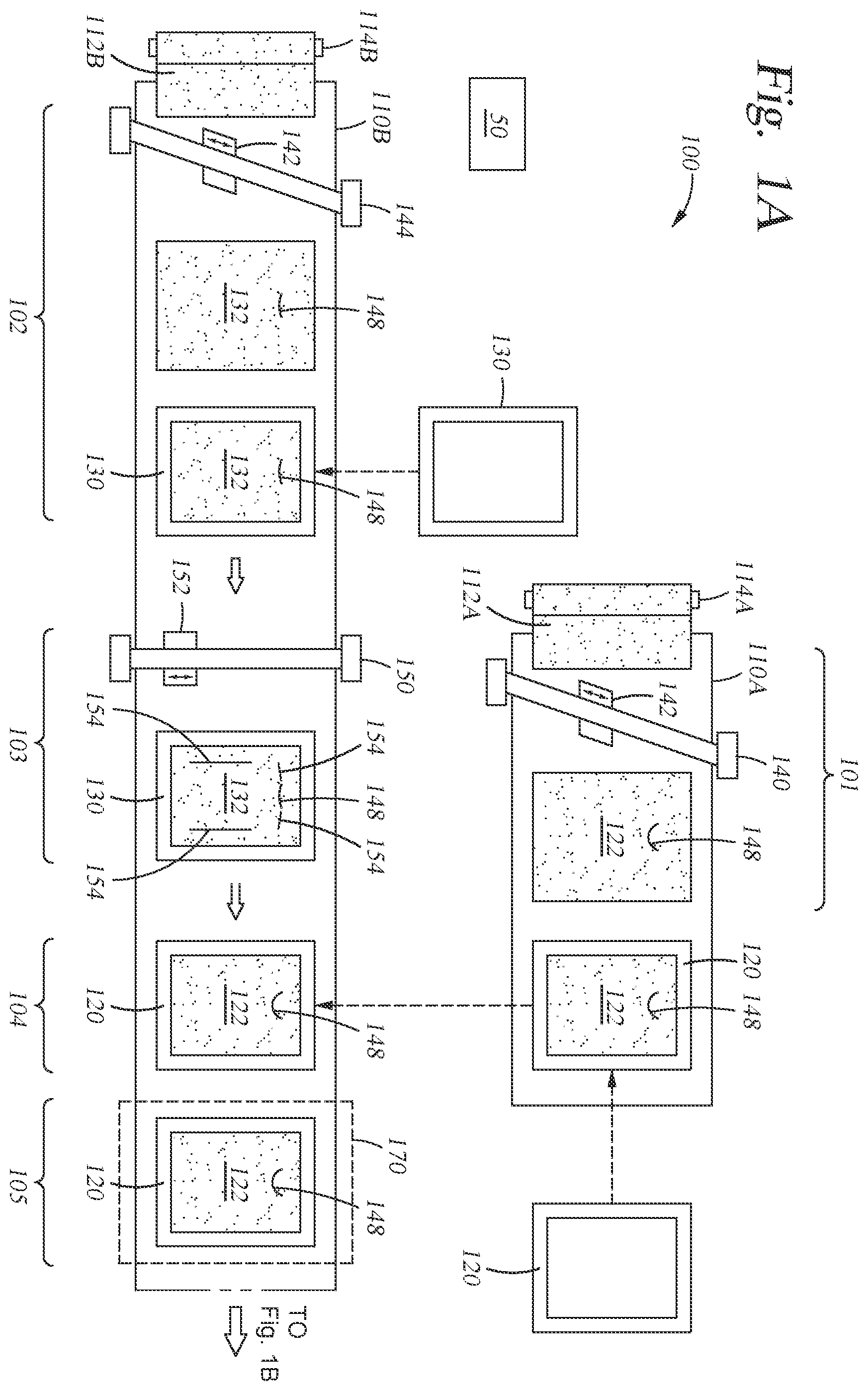 Patent US11793258 Figure 1 – Using a frame to assemble a fabric article
