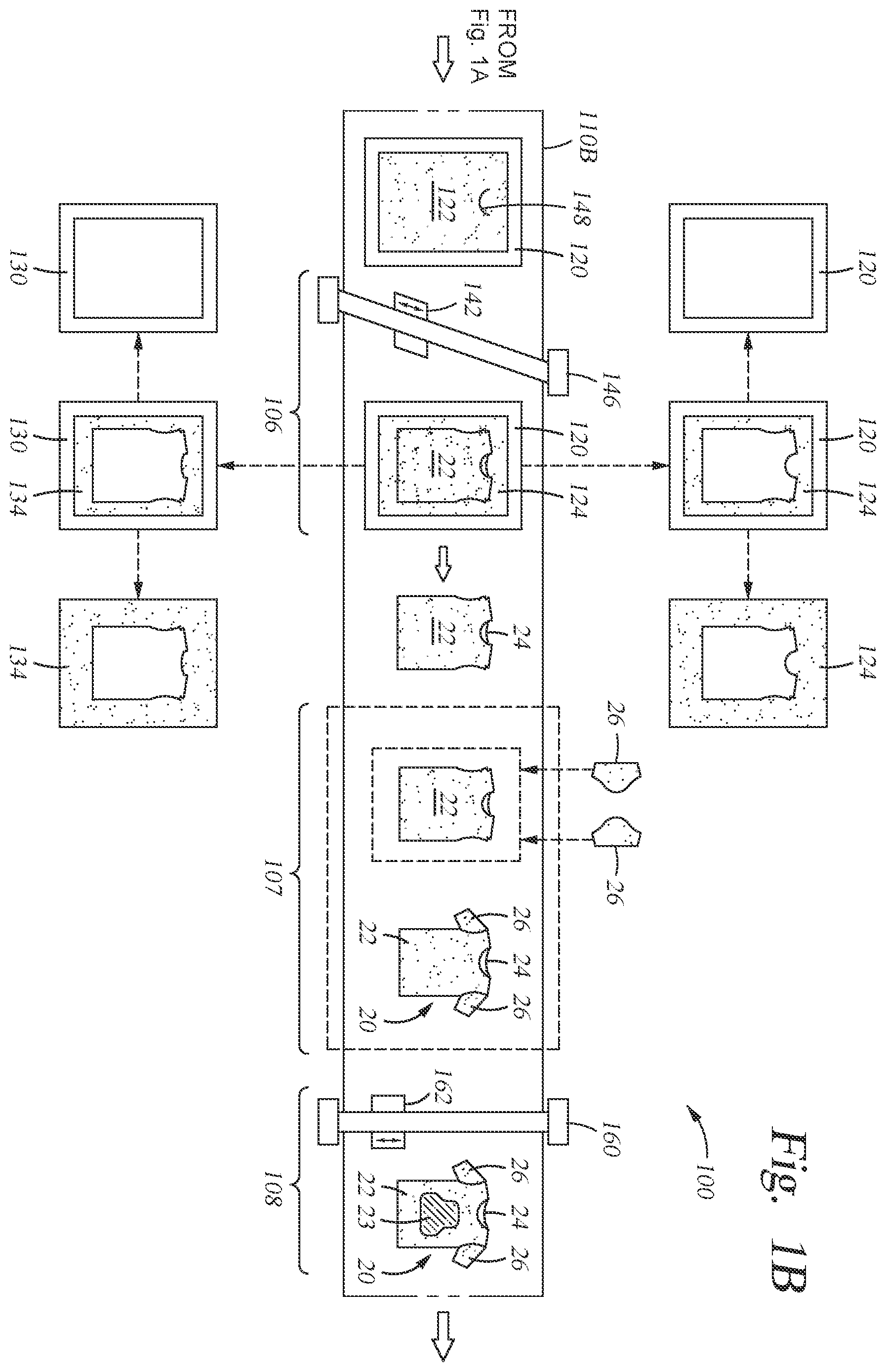 Patent US11793258 Figure 2 – Using a frame to assemble a fabric article