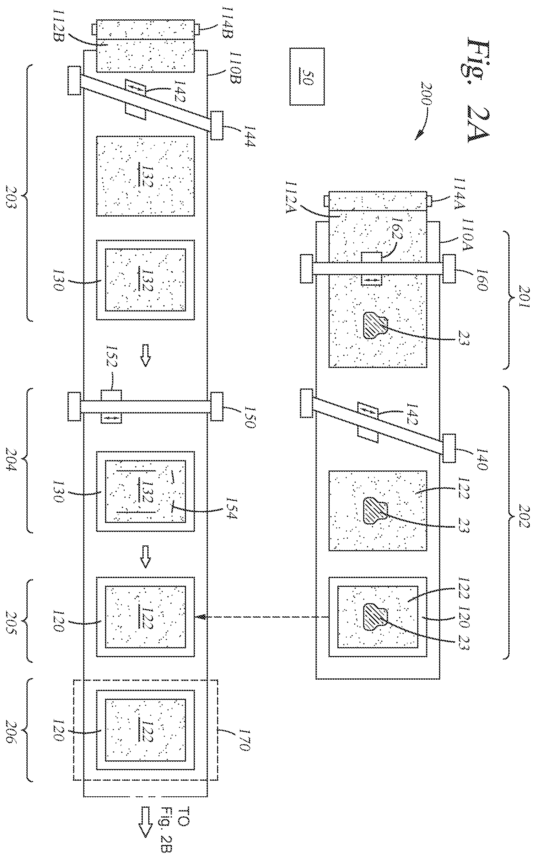 Patent US11793258 Figure 6 – Using a frame to assemble a fabric article