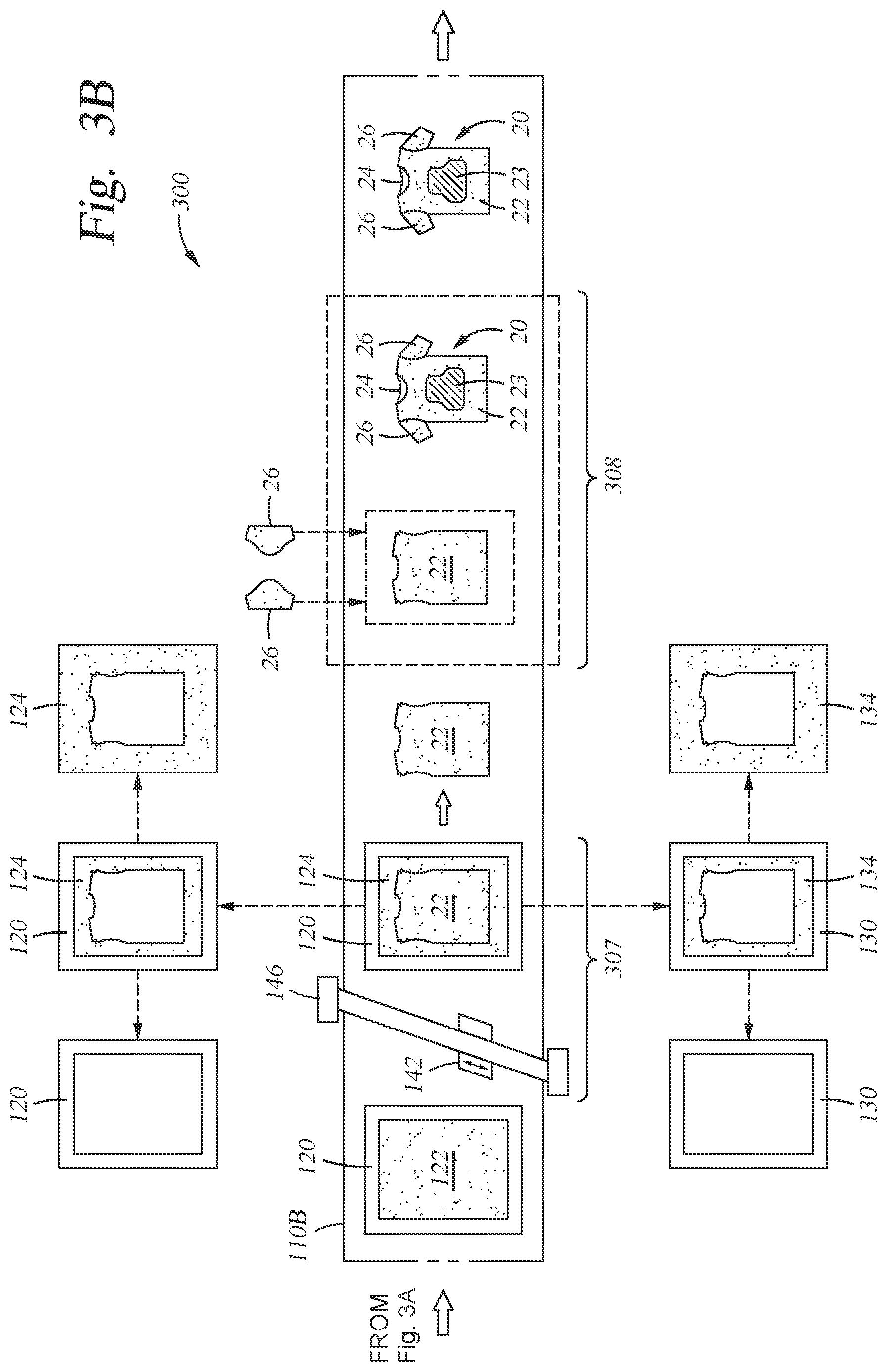 Patent US11793258 Figure 9 – Using a frame to assemble a fabric article