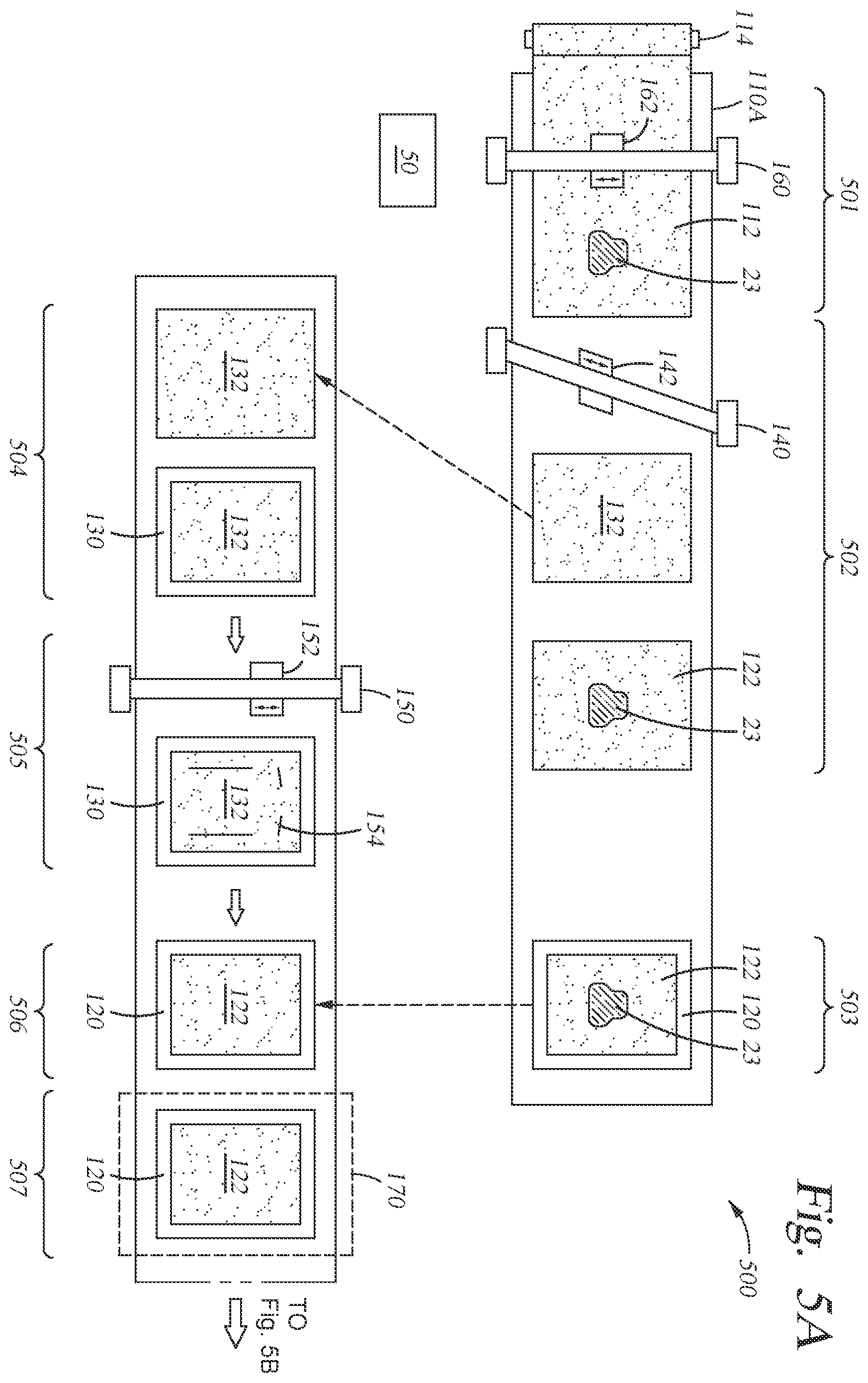 Patent US11793258 Figure 12 – Using a frame to assemble a fabric article