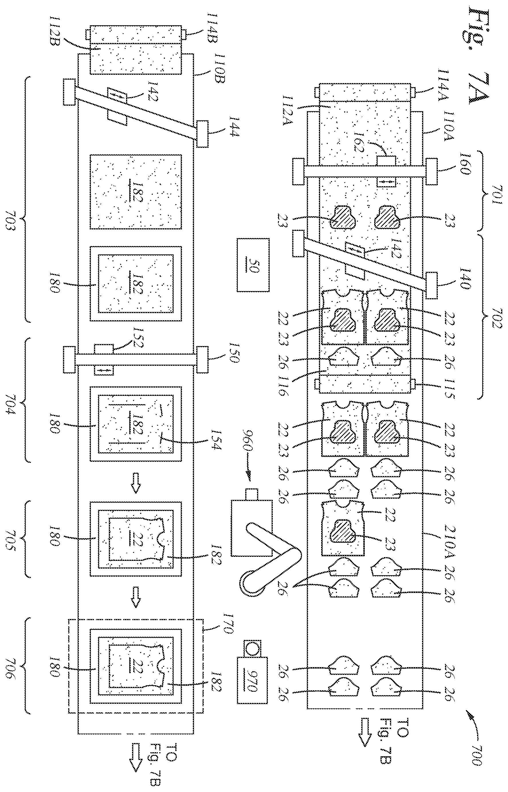 Patent US11793258 Figure 16 – Using a frame to assemble a fabric article