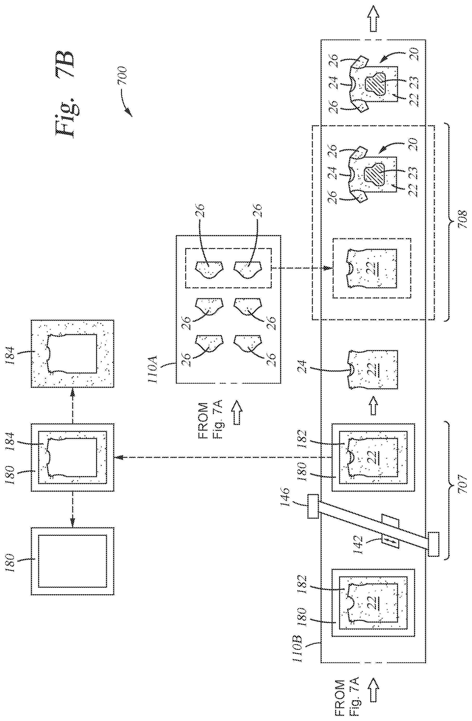 Patent US11793258 Figure 17 – Using a frame to assemble a fabric article