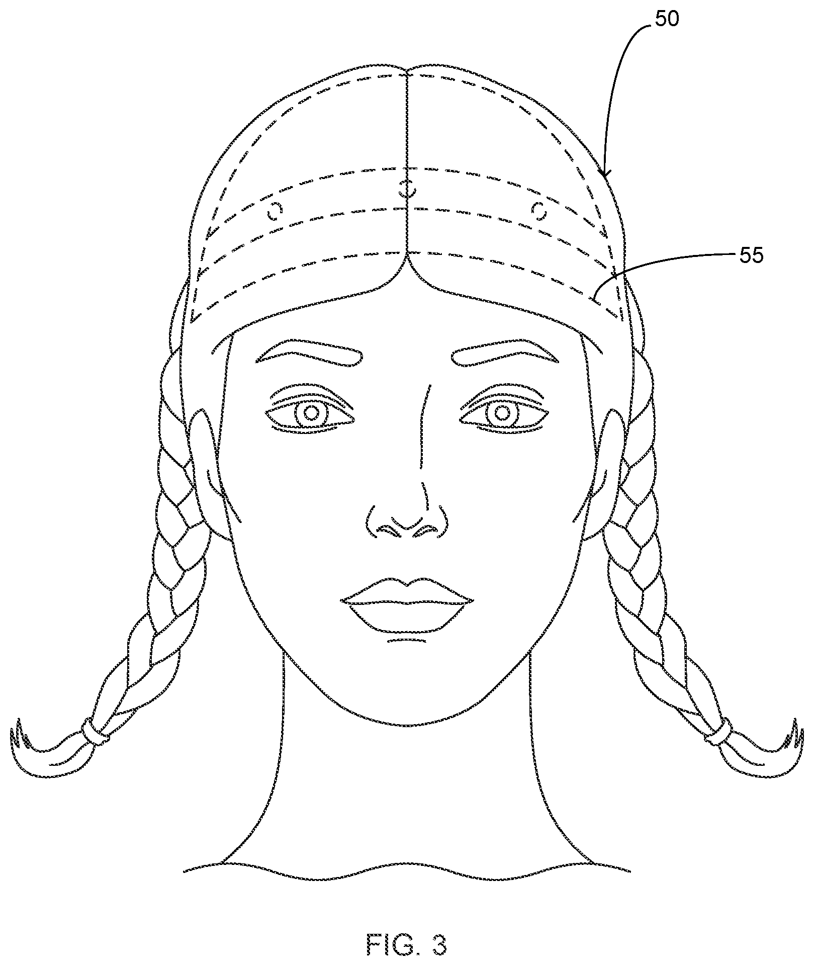 Patent US11793259 Figure 3 – Head covering