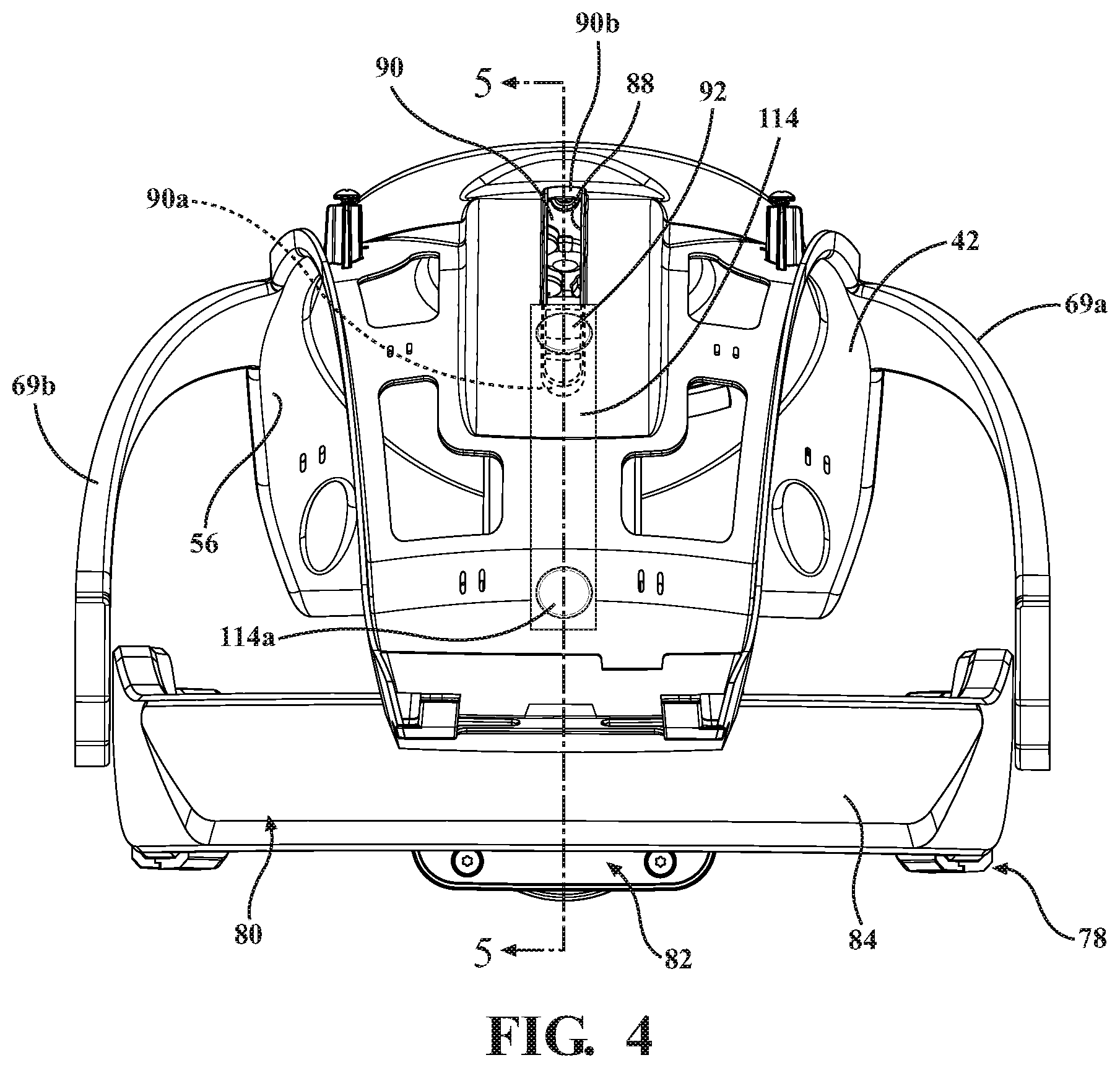 Patent US11793261 Figure 4 – Surgical helmet assembly having an adjustment mechanism